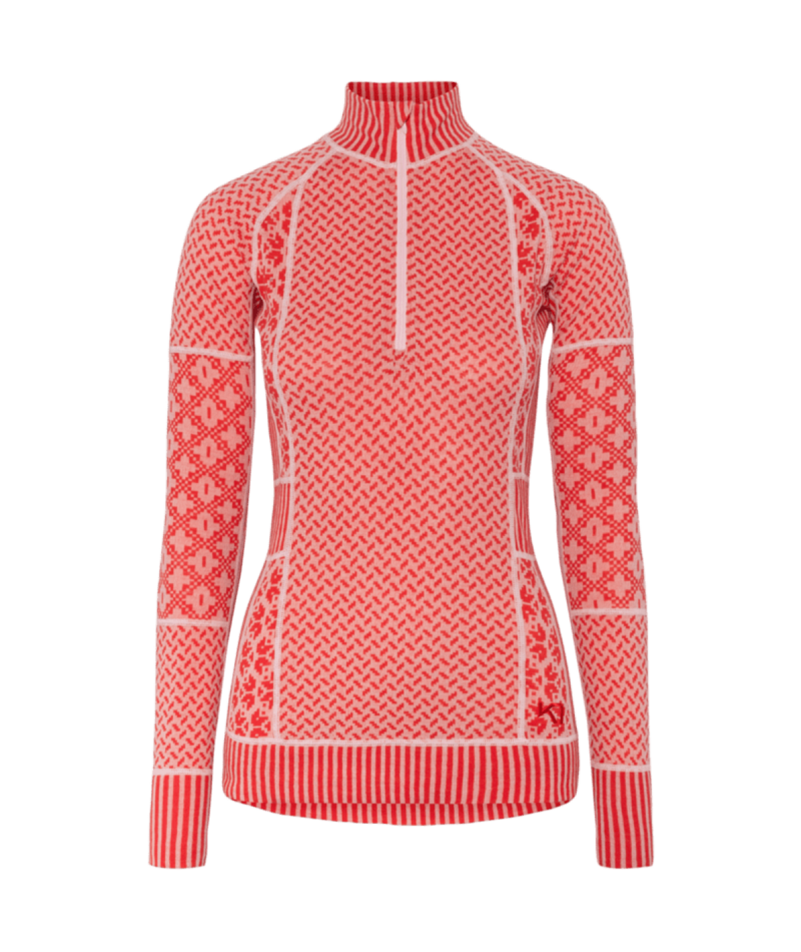 Kari Traa Smekker Half Zip in ROT
