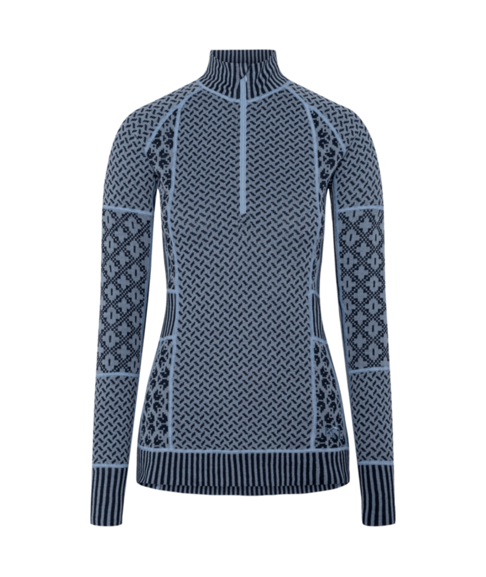 Kari Traa Smekker Half Zip in BLAU