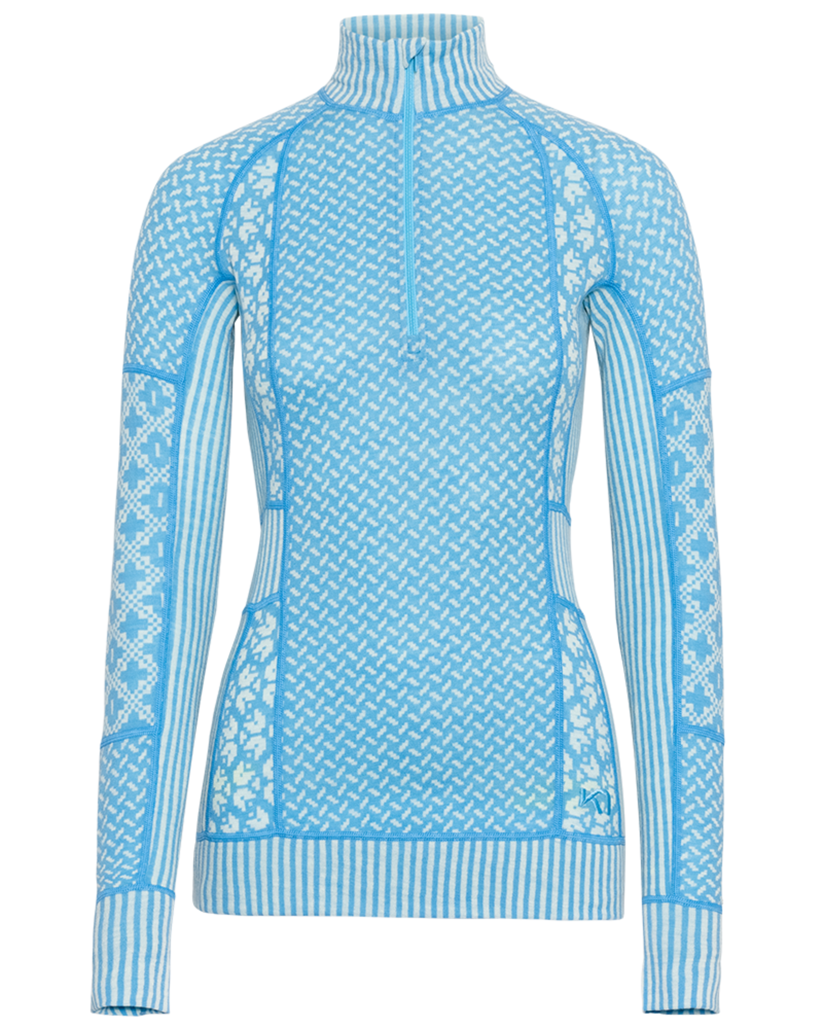 Kari Traa Smekker Half Zip in BLAU
