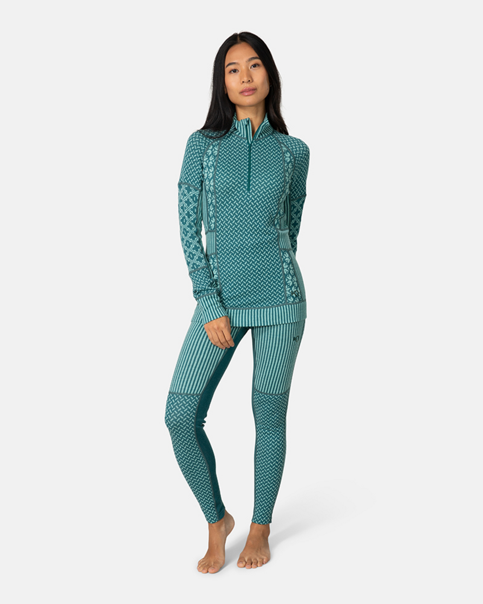 Kari Traa Smekker Half Zip in BLAU