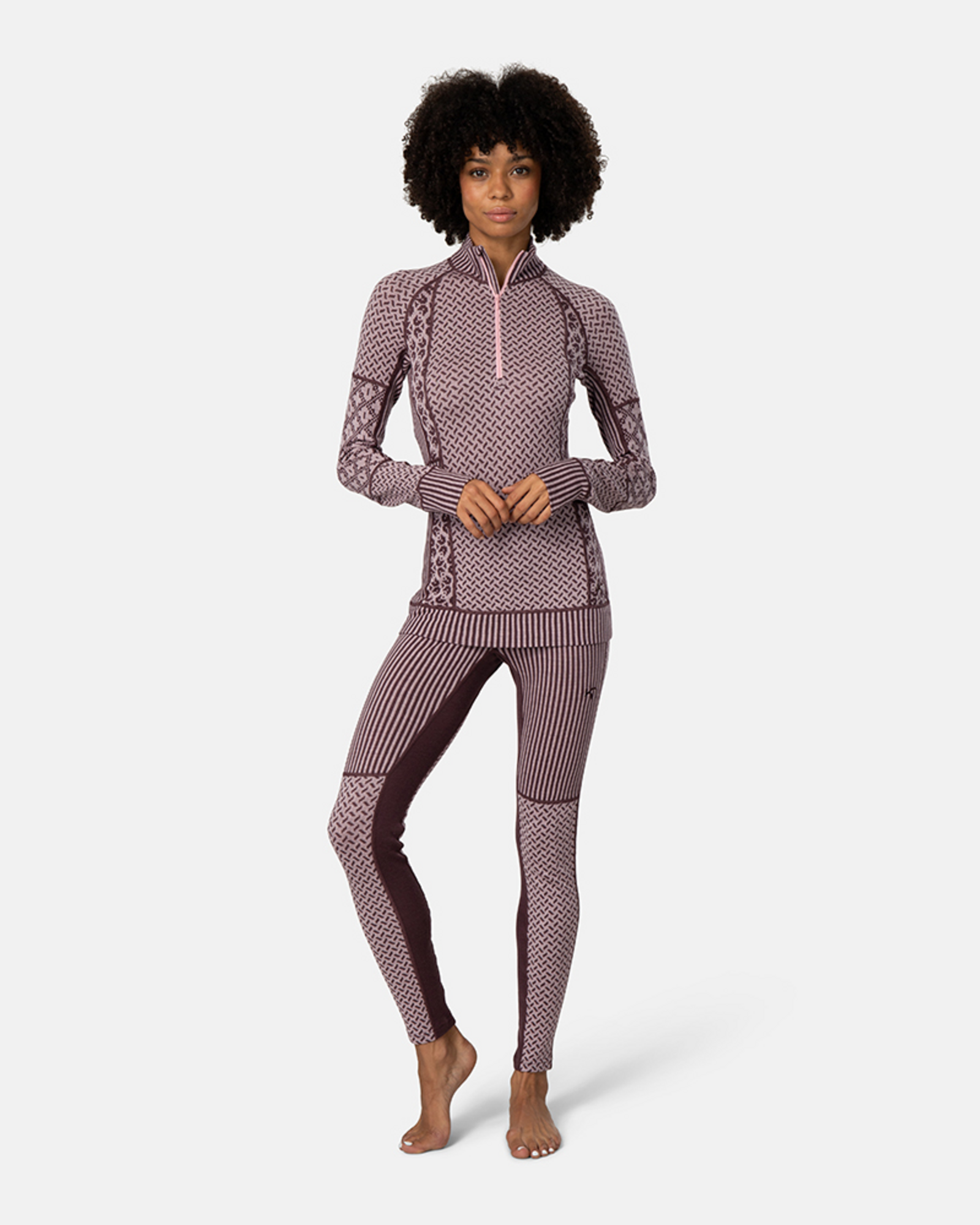 Kari Traa Smekker Half Zip in PINK