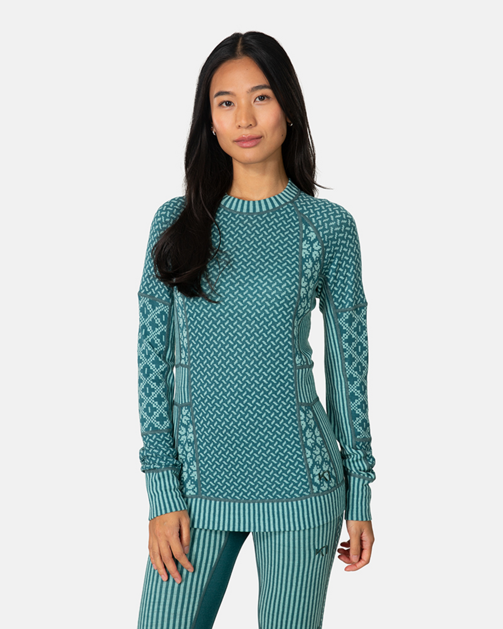 Kari Traa Smekker Long Sleeve in BLAU