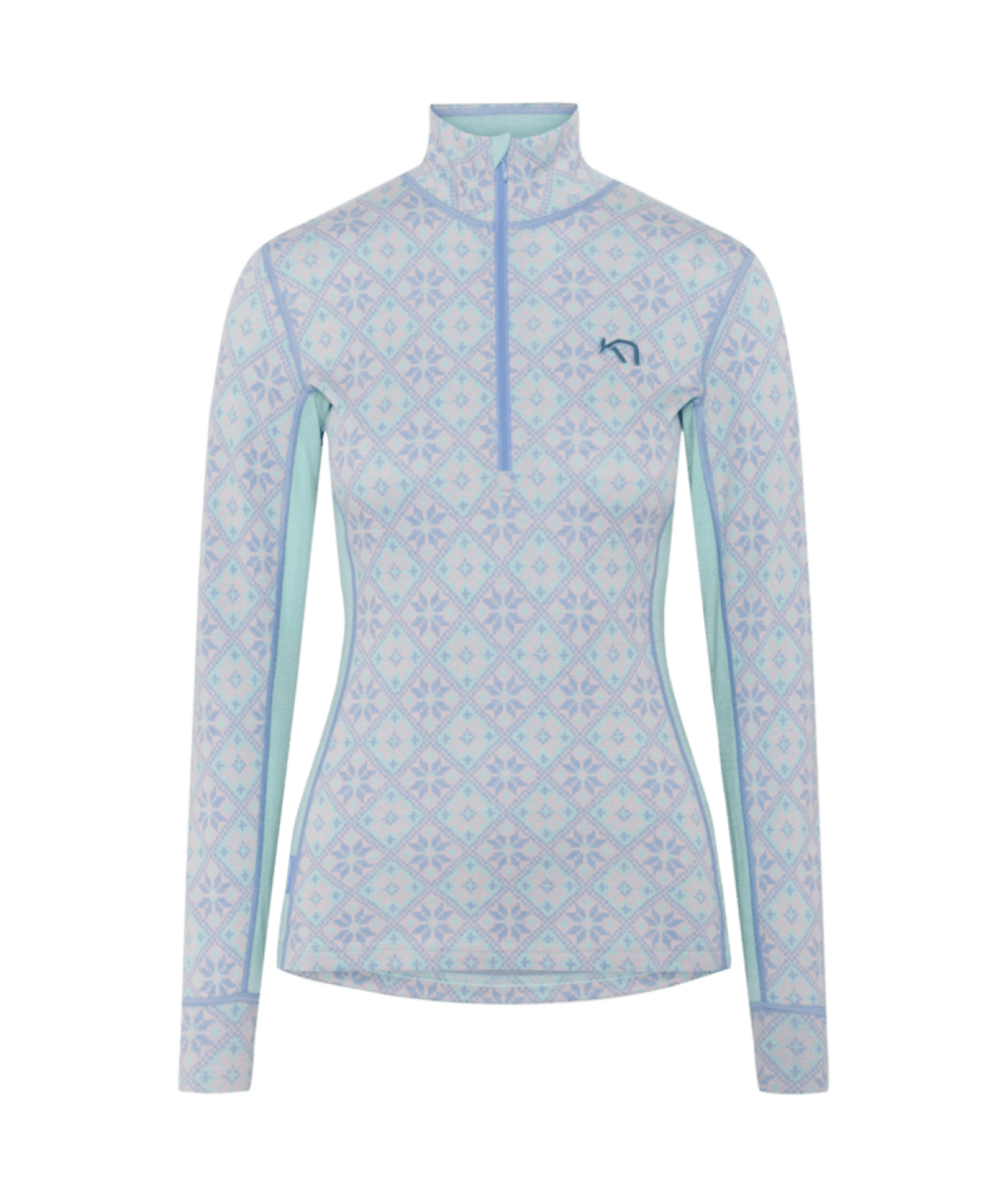 Kari Traa Rose Half Zip in BLAU