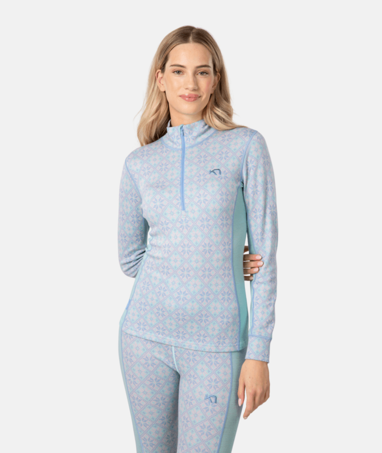 Kari Traa Rose Half Zip in BLAU
