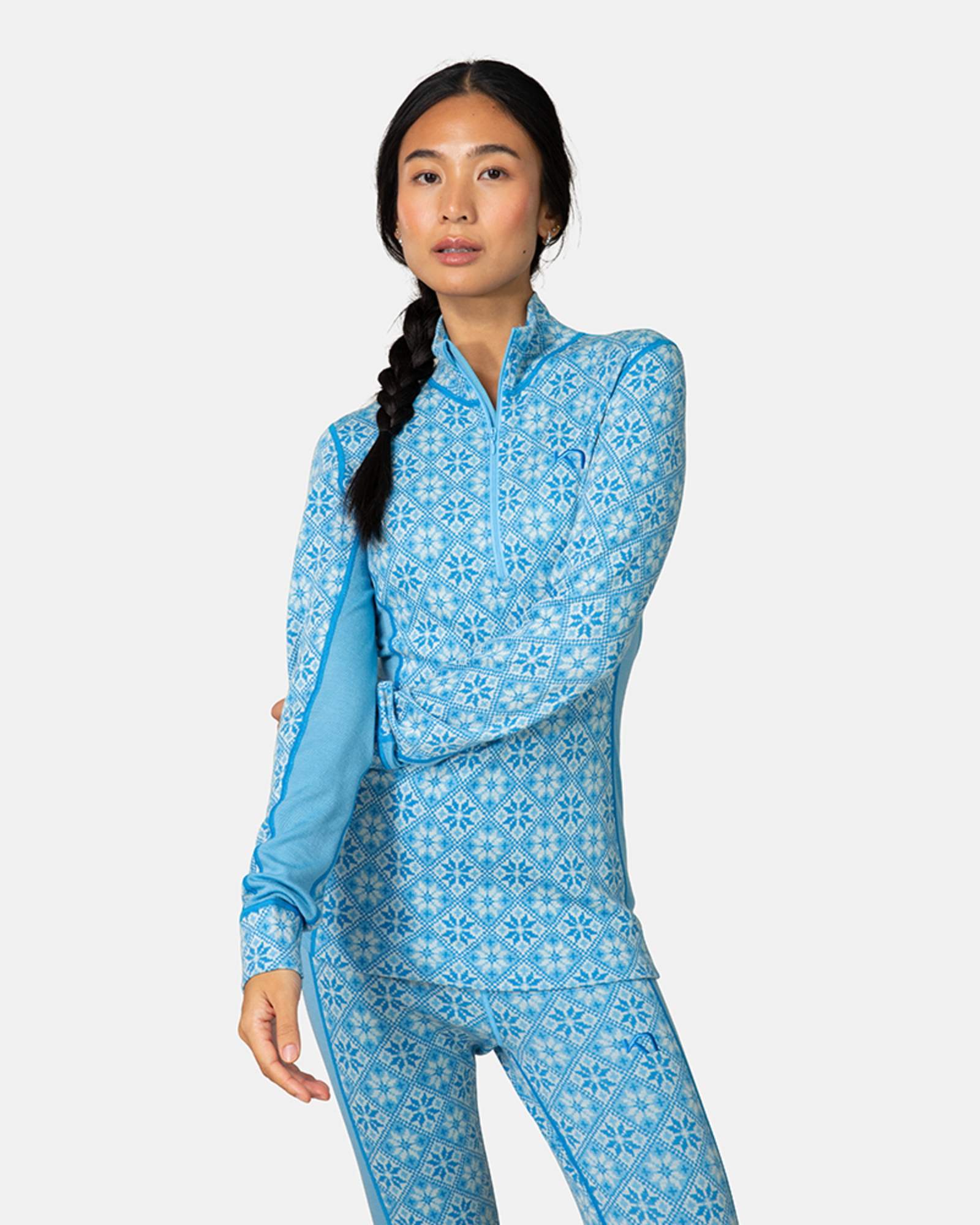 Kari Traa Rose Half Zip in BLAU