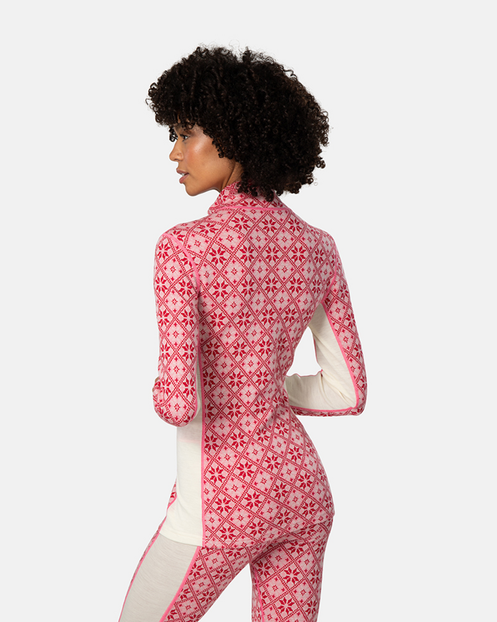 Kari Traa Rose Half Zip in PINK