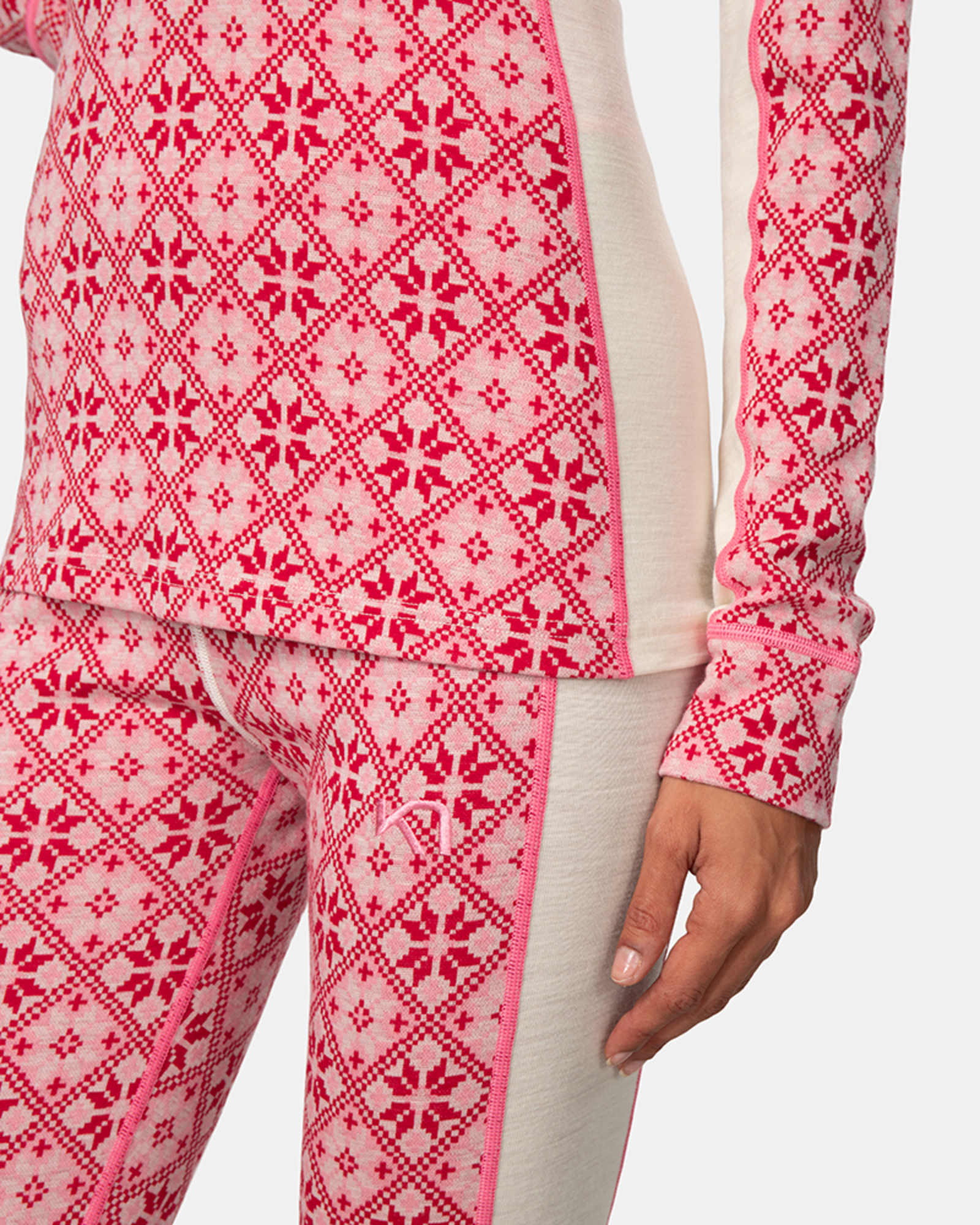 Kari Traa Rose Half Zip in PINK