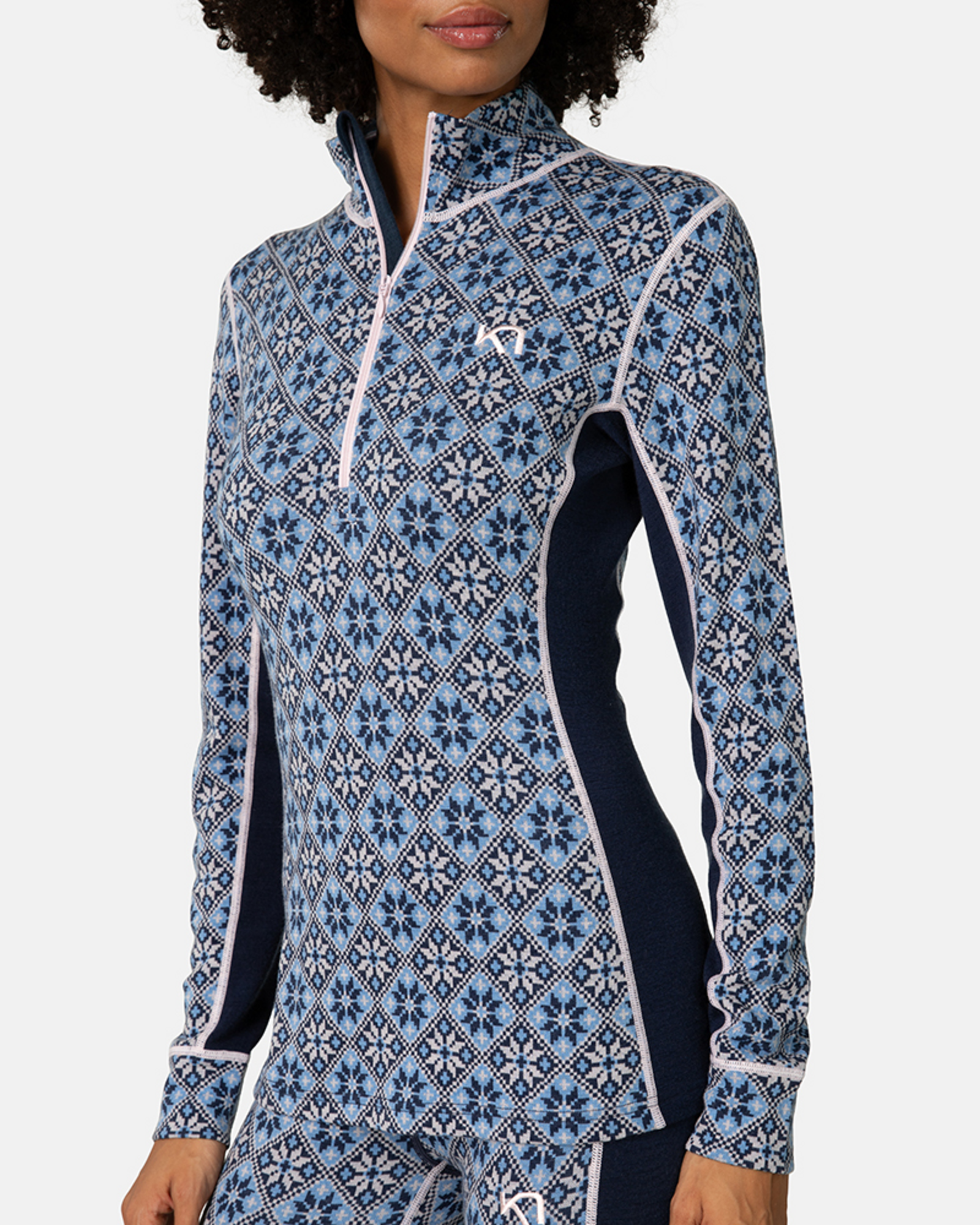 Kari Traa Rose Half Zip in BLAU