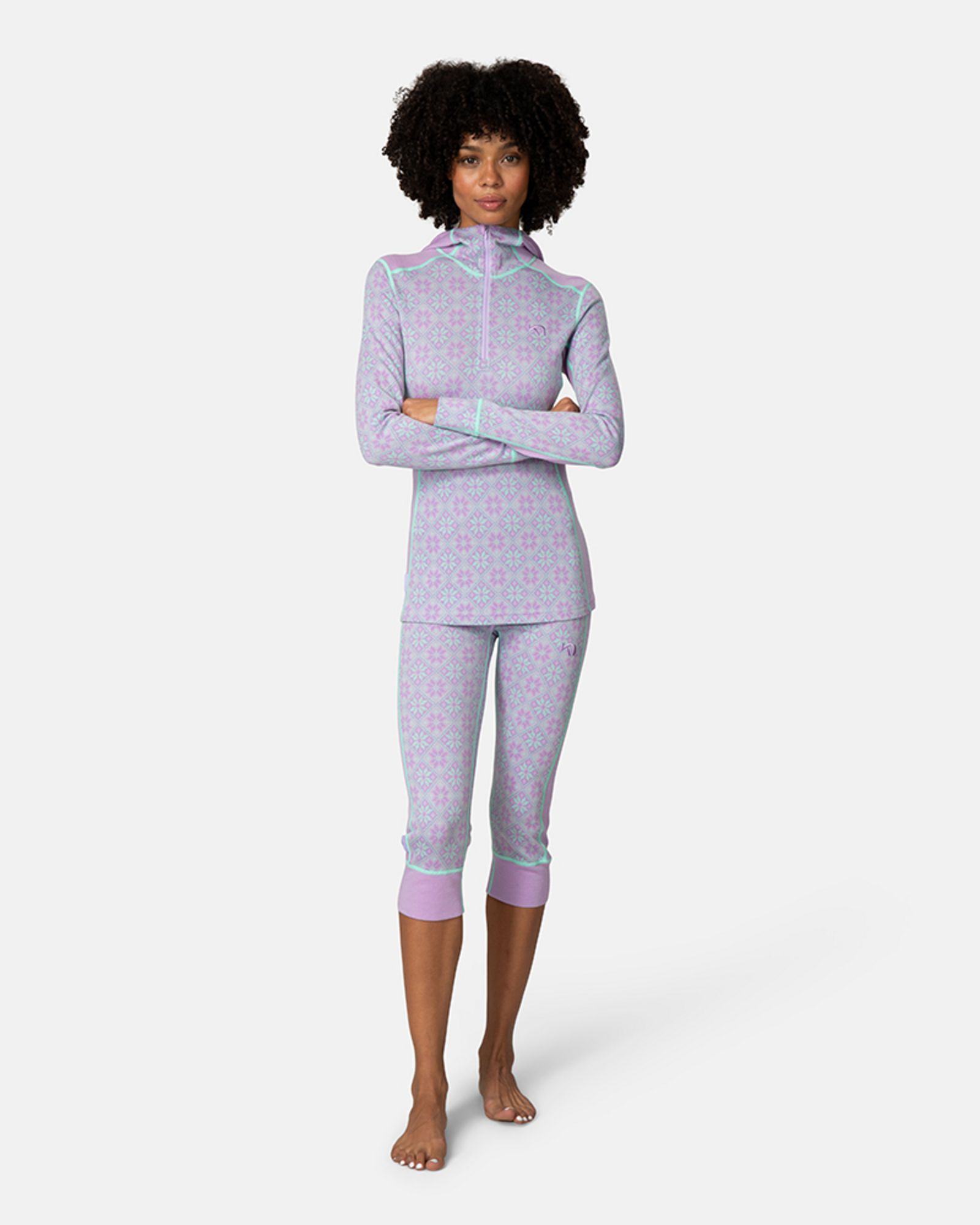 Kari Traa Rose Capri High Waist in VIOLETT