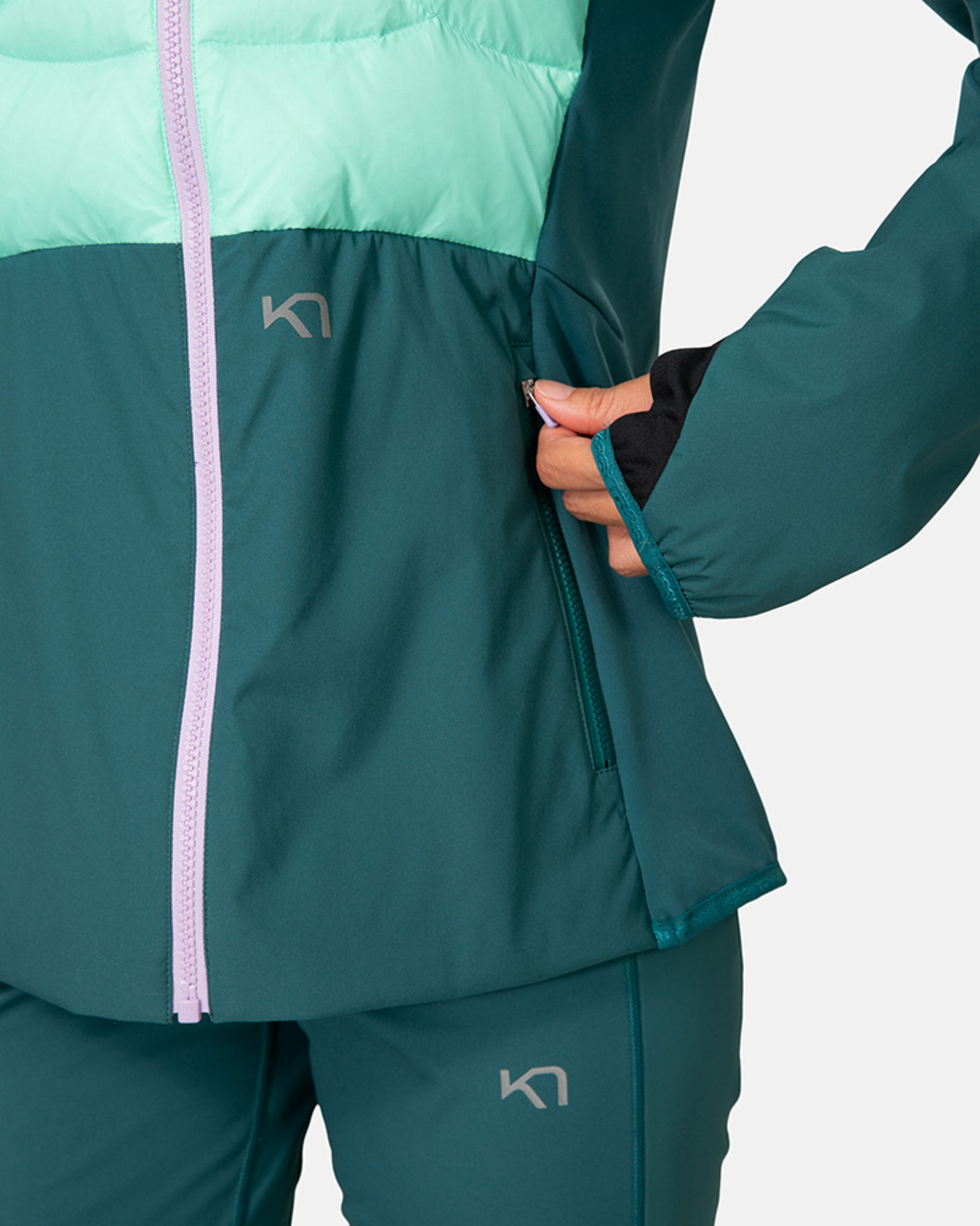 Kari Traa Tirill Thermal Jacket in GRÜN