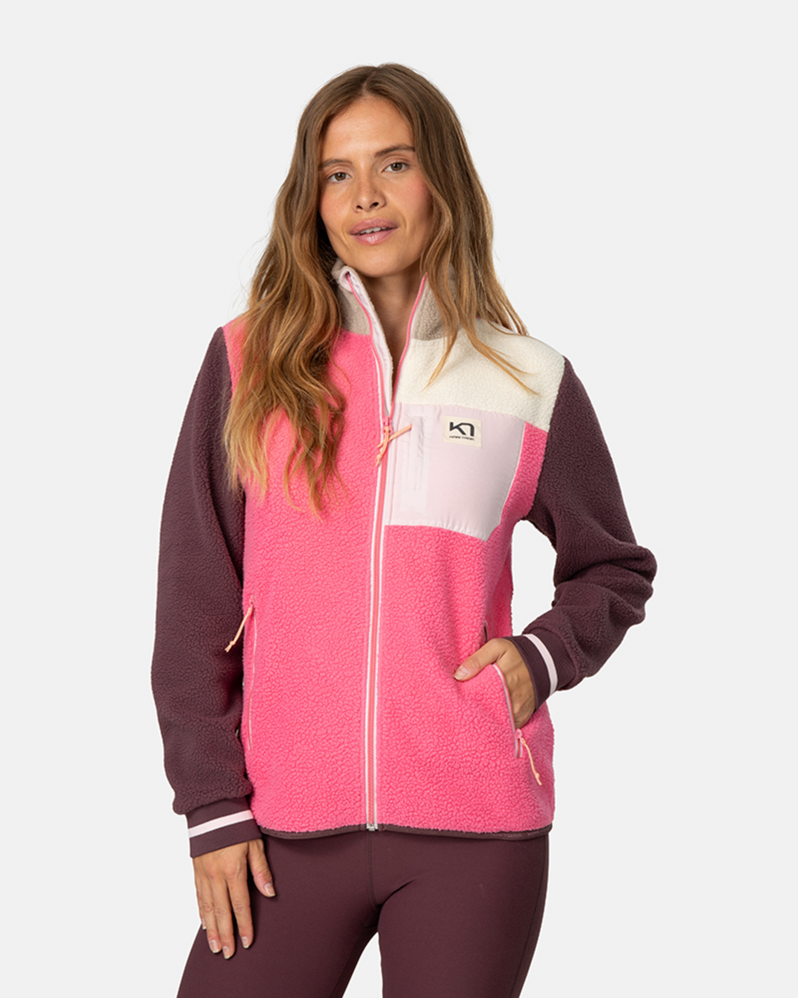 Kari Traa Rothe Midlayer in PINK
