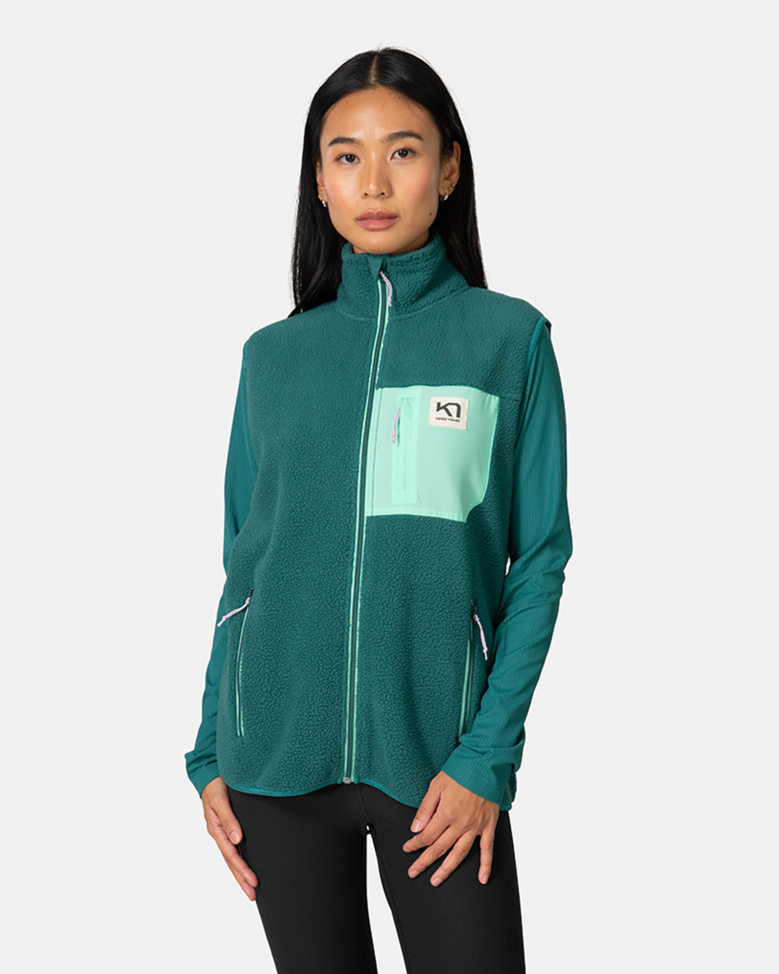 Kari Traa Rothe Vest in GRÜN