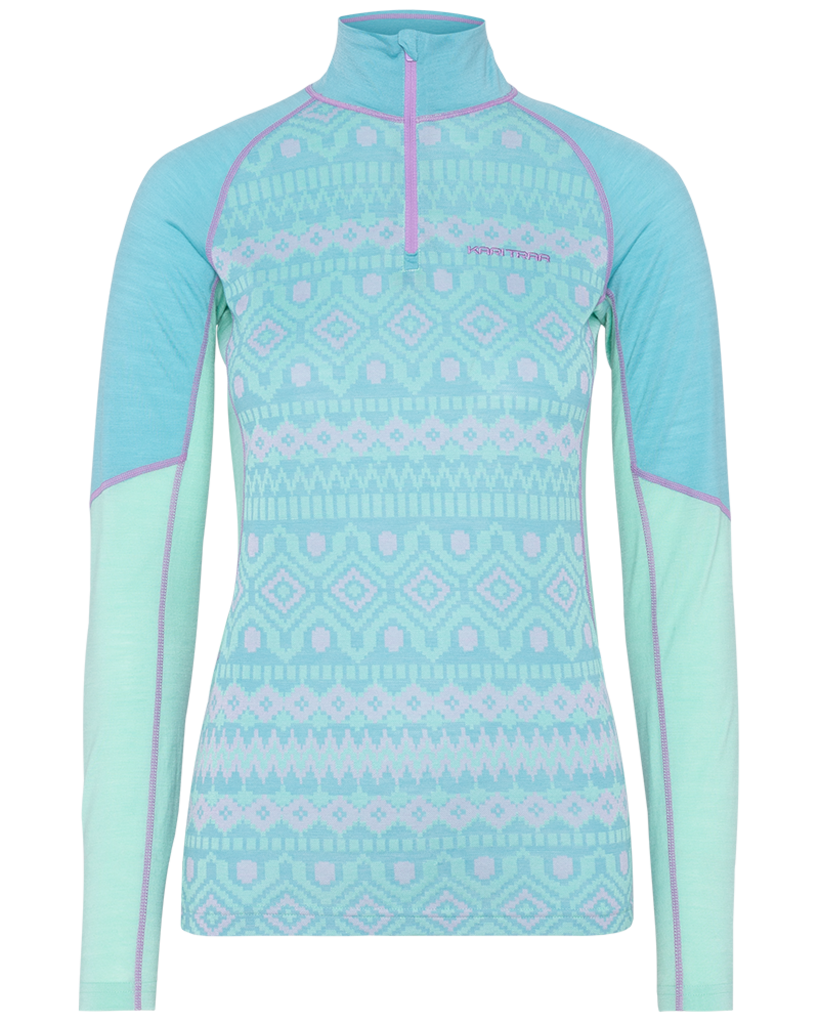 Kari Traa Malia Half Zip in BLAU