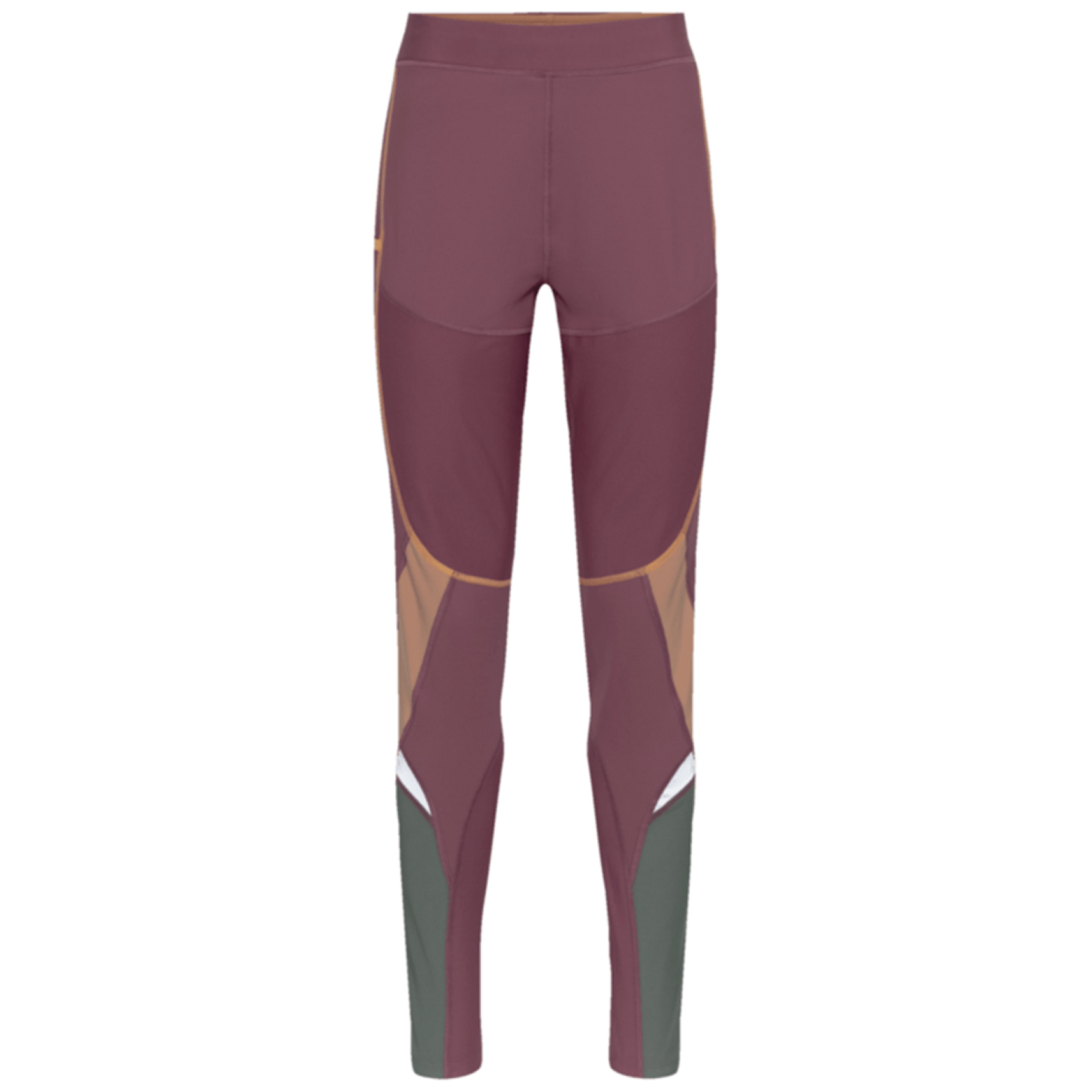 Kari Traa Tirill Hybrid Tights in BRAUN