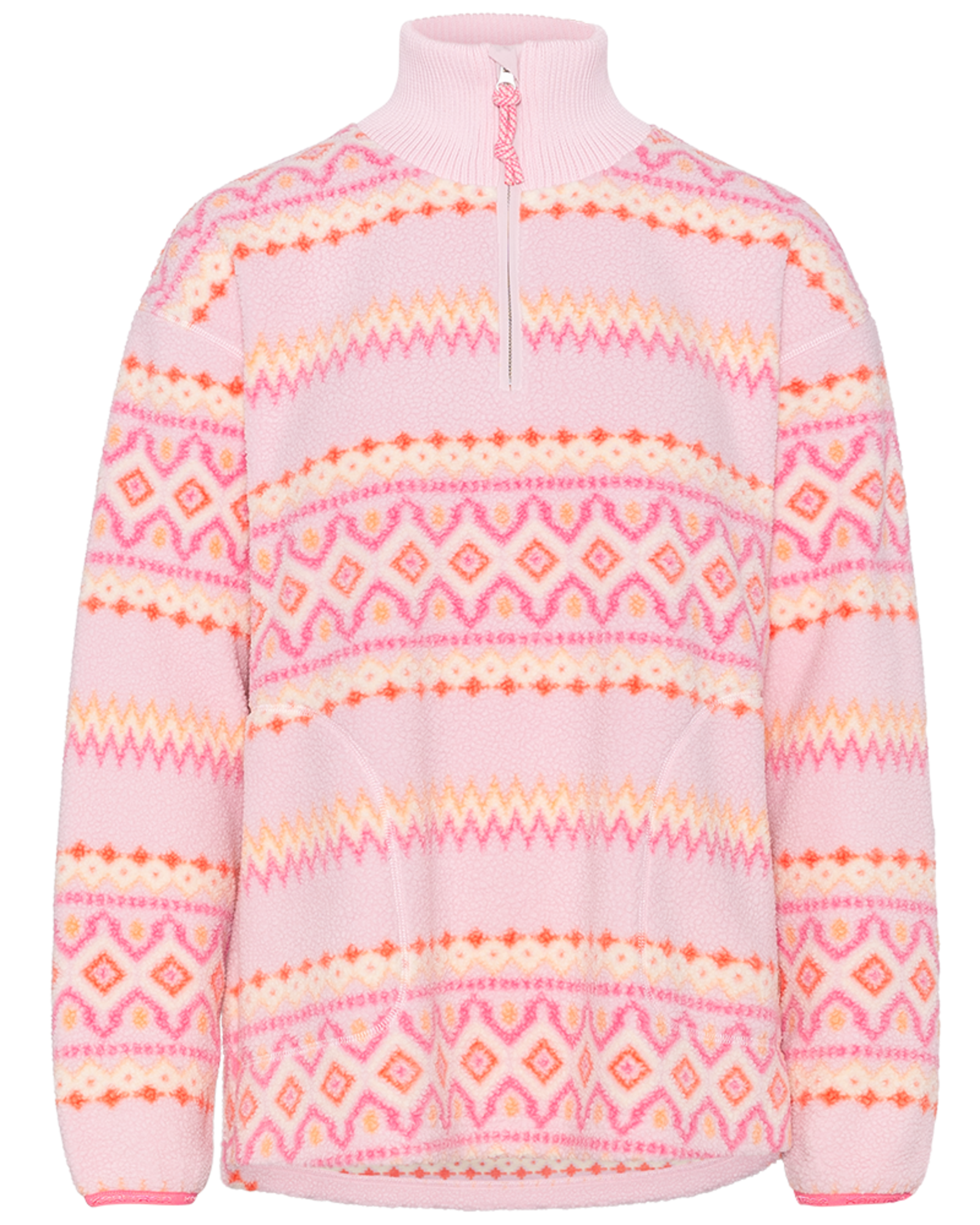 Kari Traa Ruthie Midlayer Half Zip in PINK