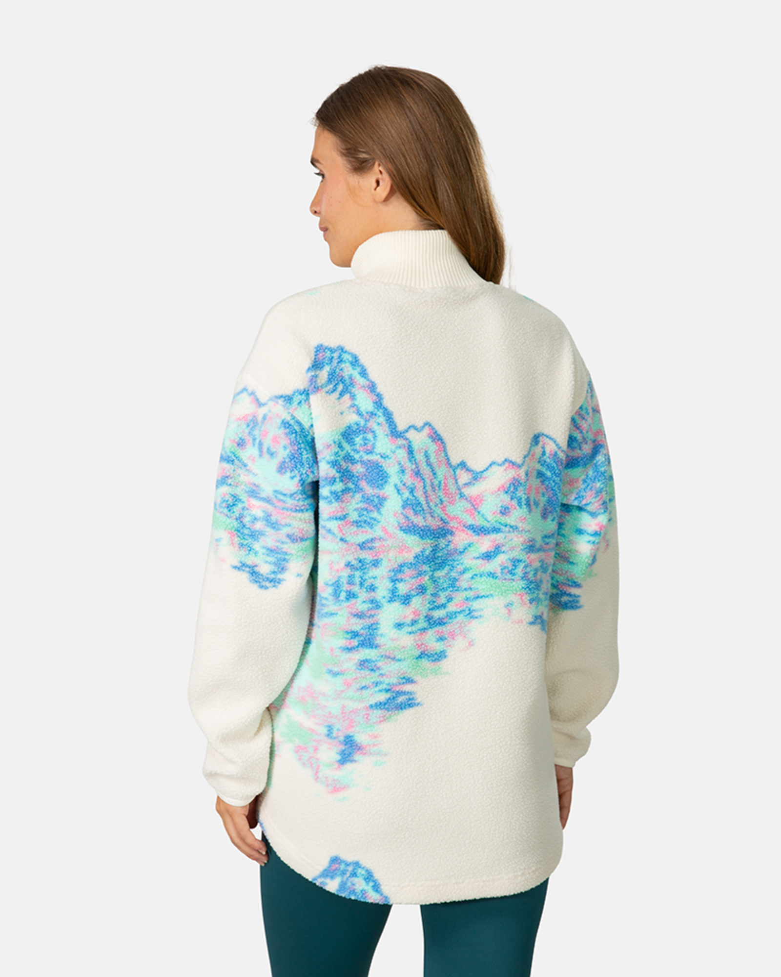 Kari Traa Ruthie Midlayer Half Zip in WEISS