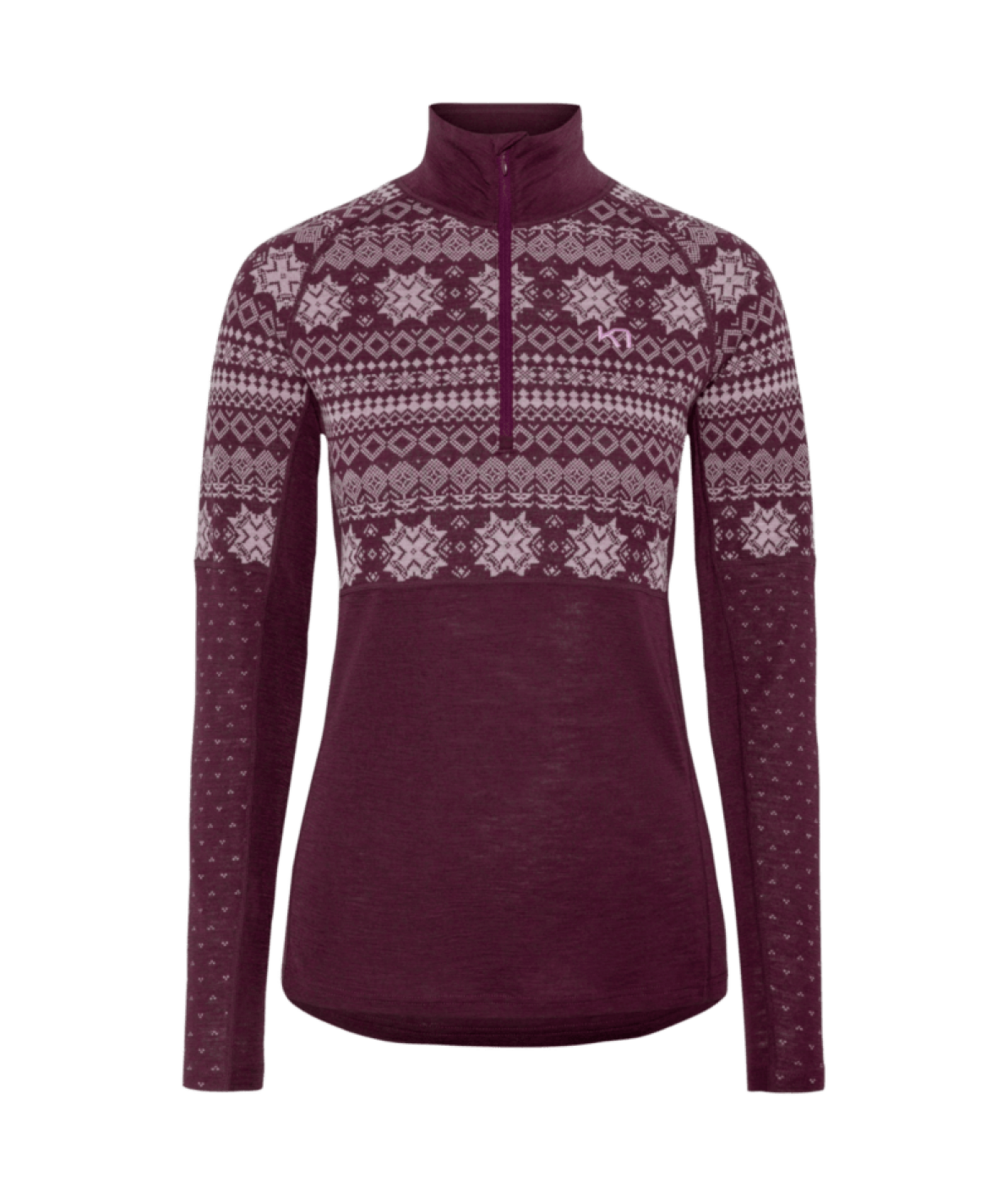 Kari Traa Vilma Half Zip in VIOLETT