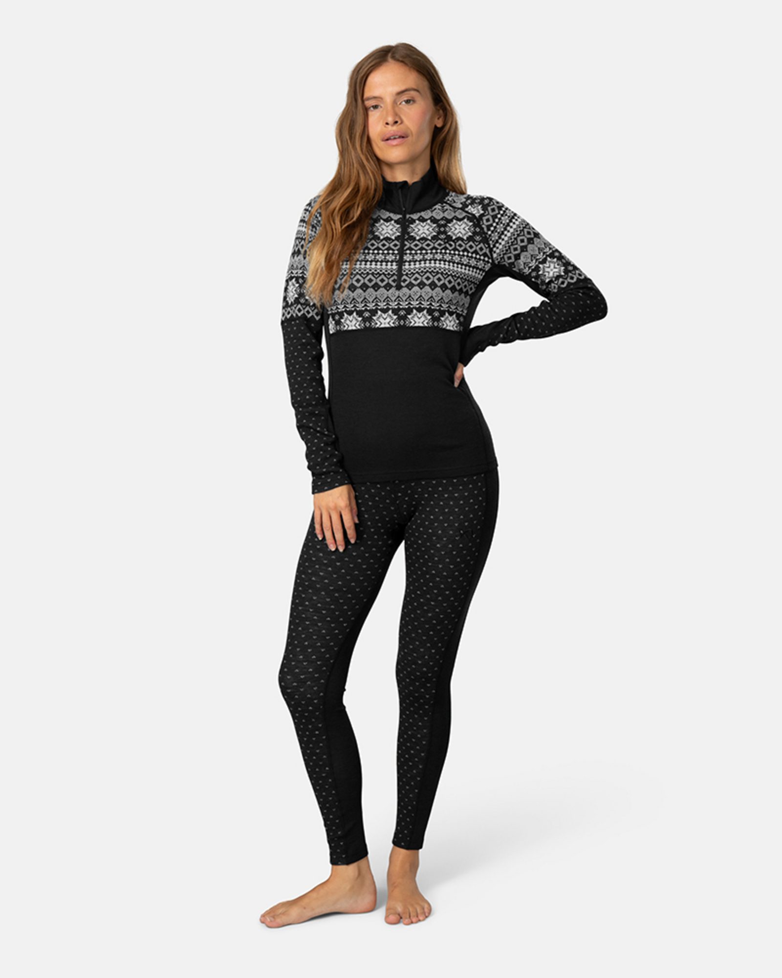 Kari Traa Vilma Half Zip in SCHWARZ
