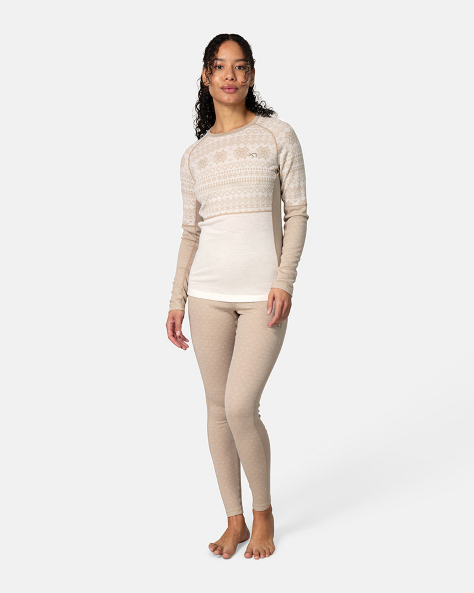 Kari Traa Vilma Long Sleeve in BEIGE