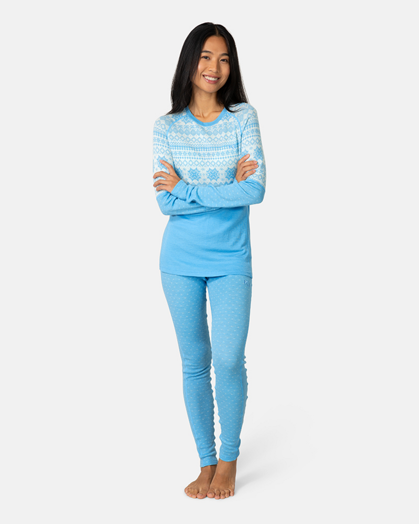 Kari Traa Vilma Long Sleeve in BLAU