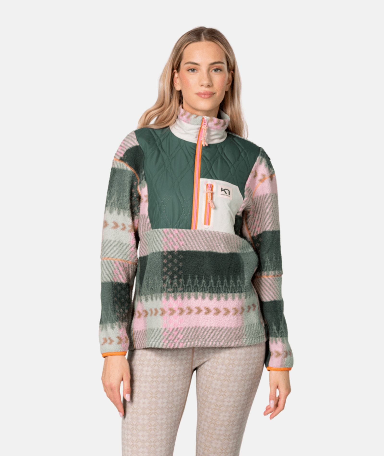 Kari Traa Rothe Half Zip in MEHRFARBIG