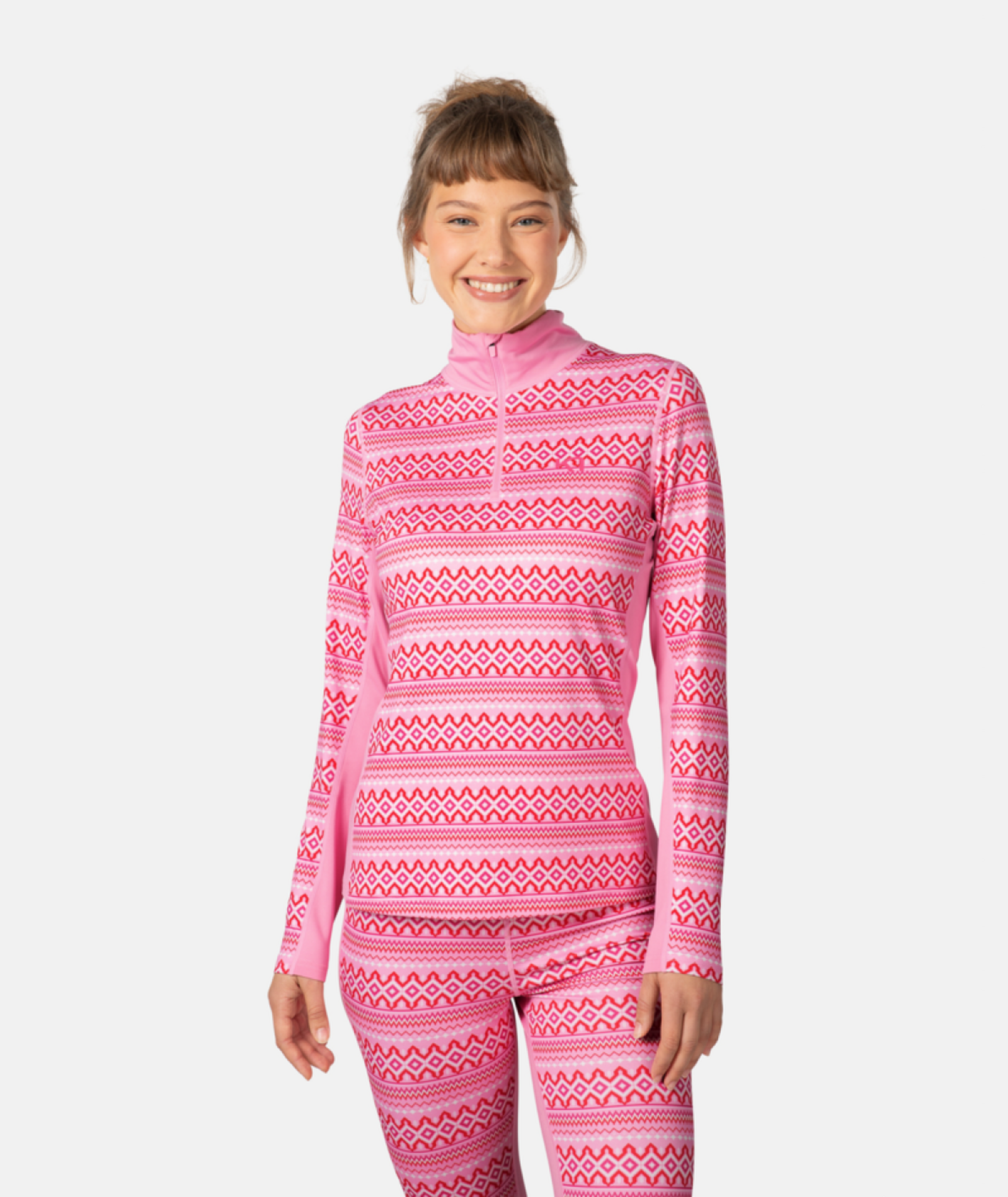 Kari Traa Lilja Half Zip in PINK