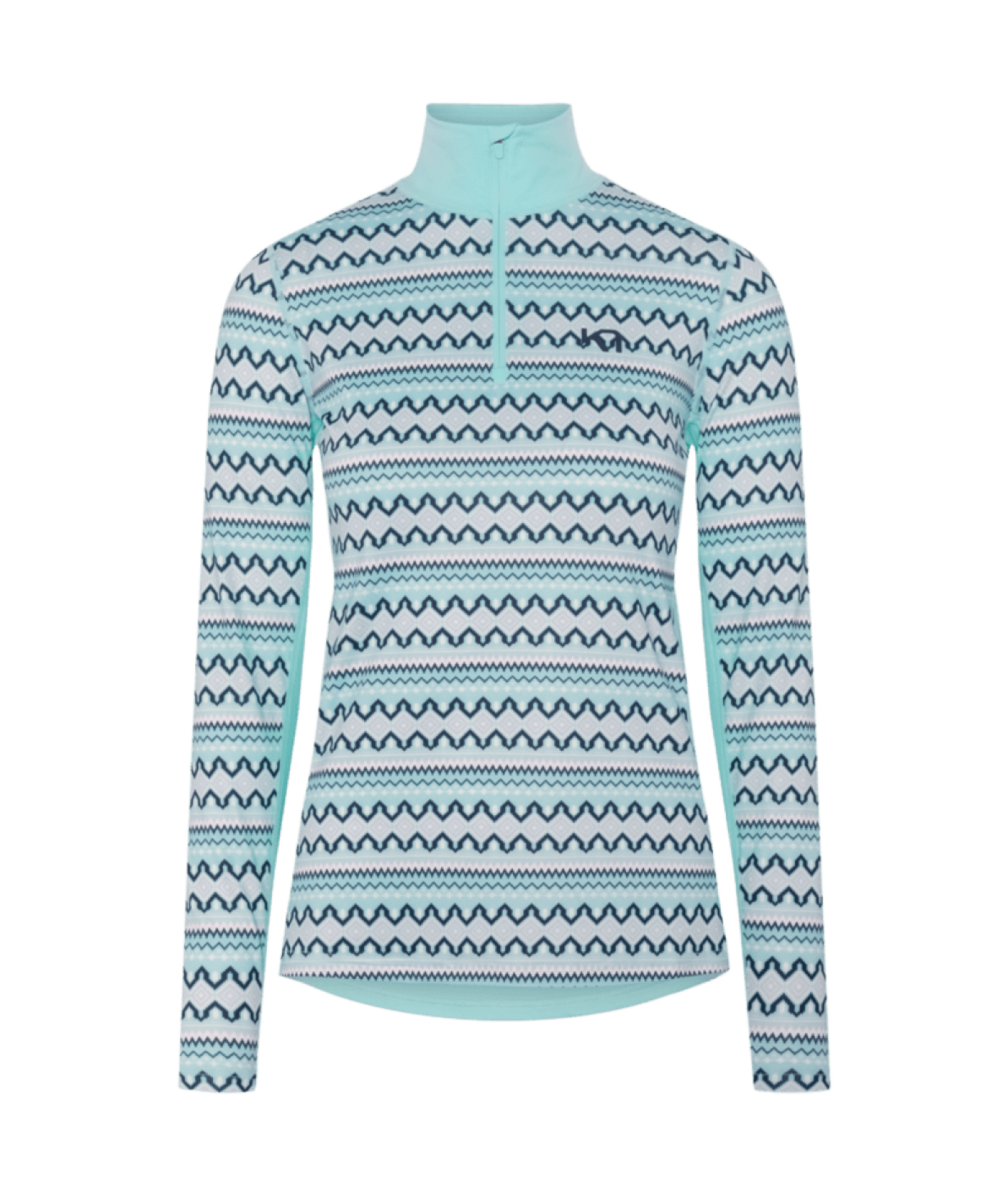 Kari Traa Lilja Half Zip in BLAU