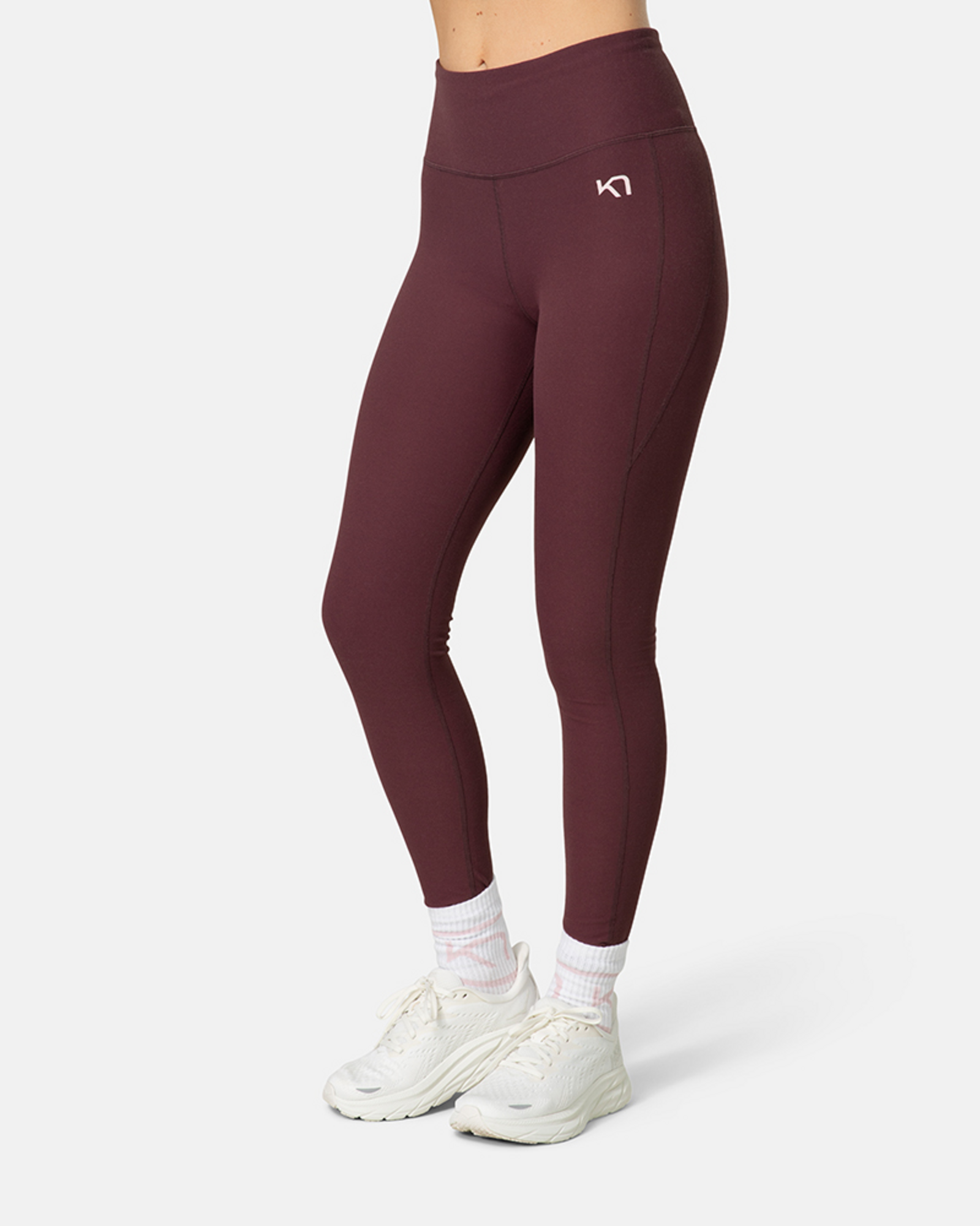 Kari Traa Nina High Waist Tights in BRAUN