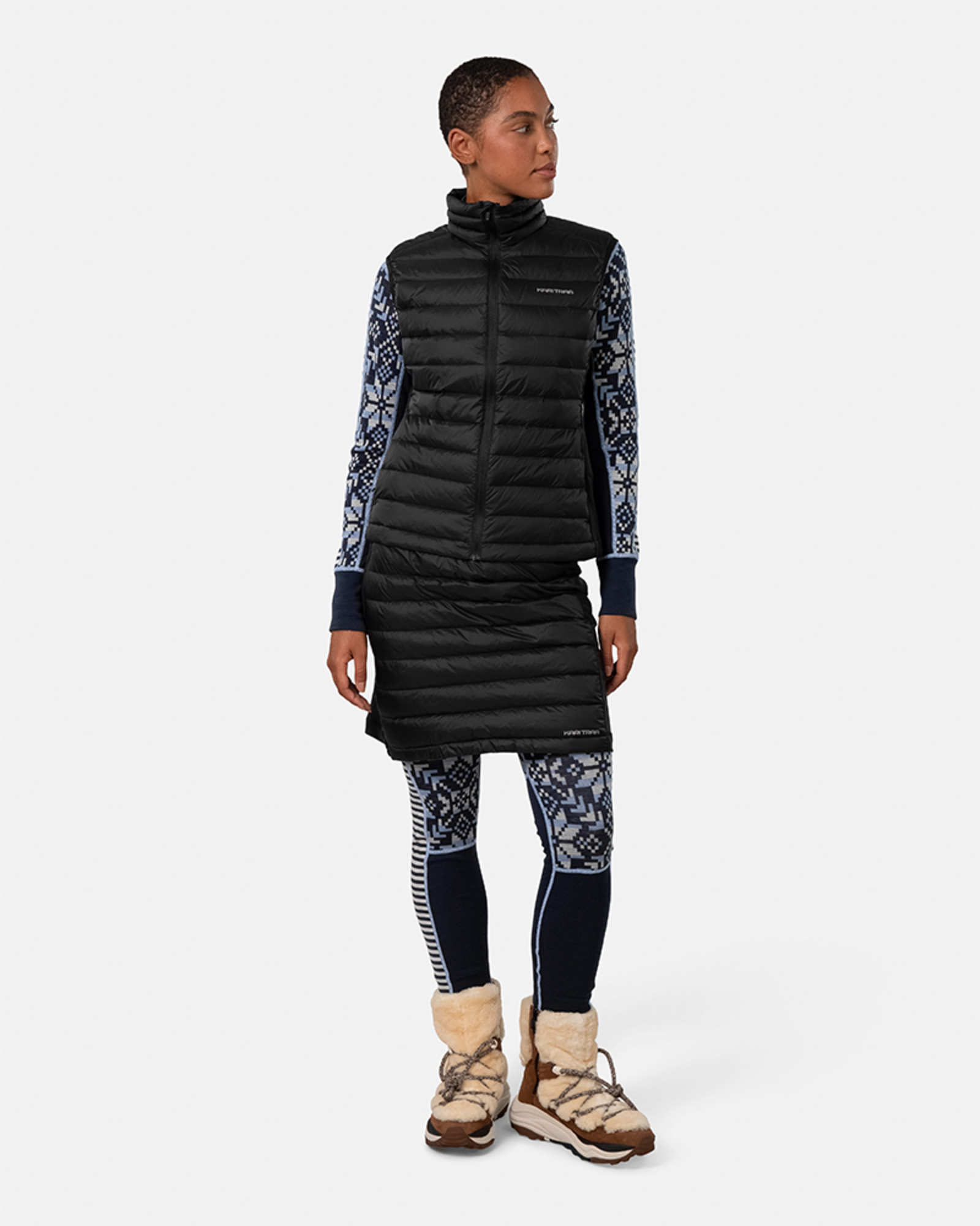 Kari Traa Emilie Down Vest in SCHWARZ