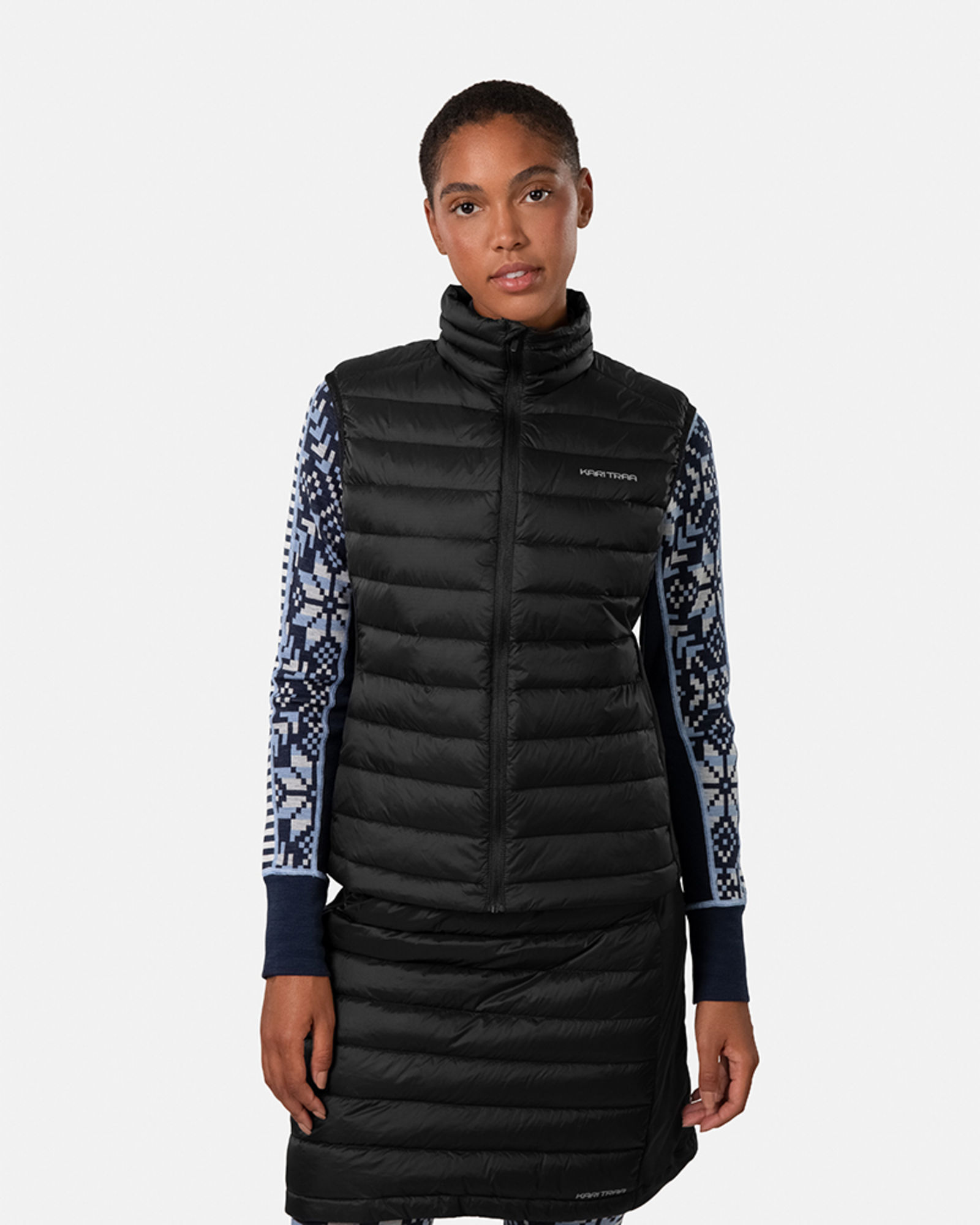 Kari Traa Emilie Down Vest in SCHWARZ