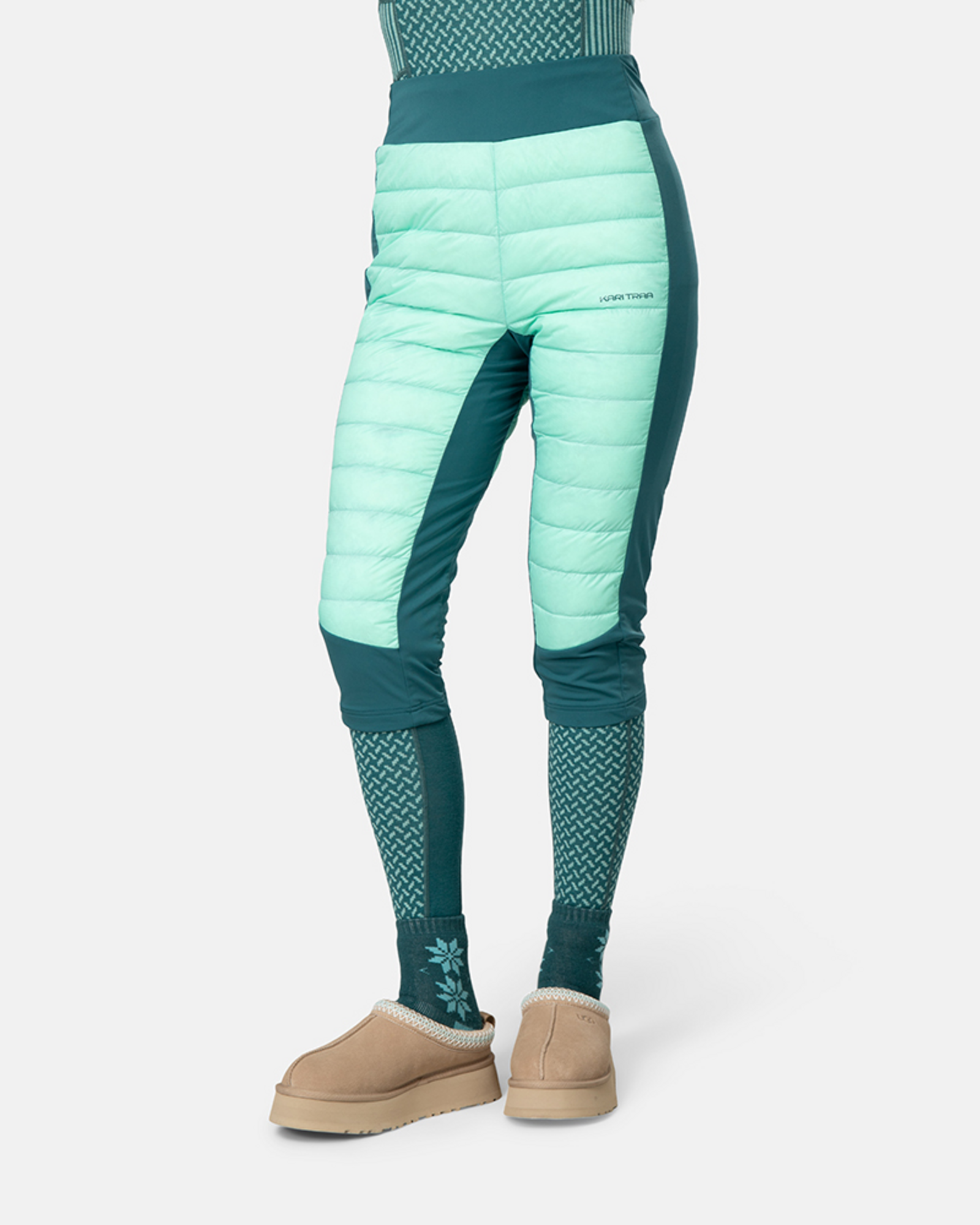 Kari Traa Emilie High Waist Capri in BLAU