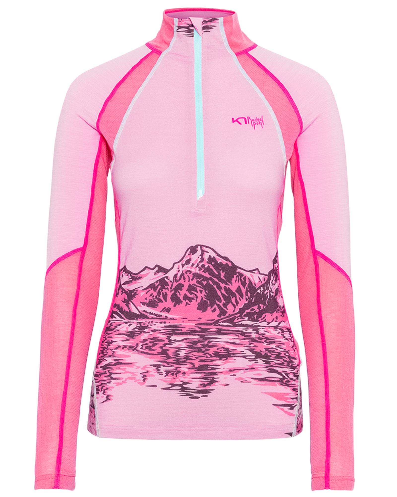 Kari Traa Rachel Half Zip in PINK