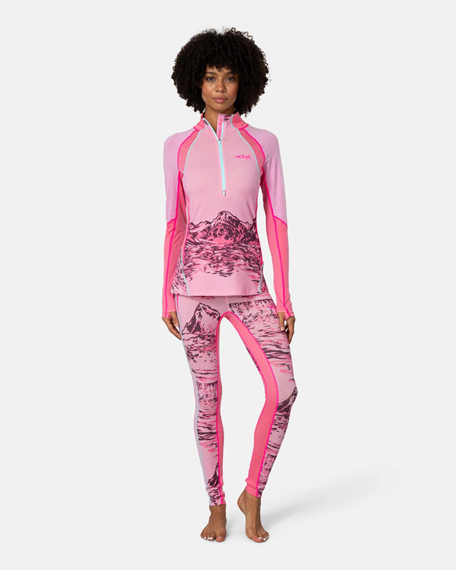 Kari Traa Rachel Half Zip in PINK