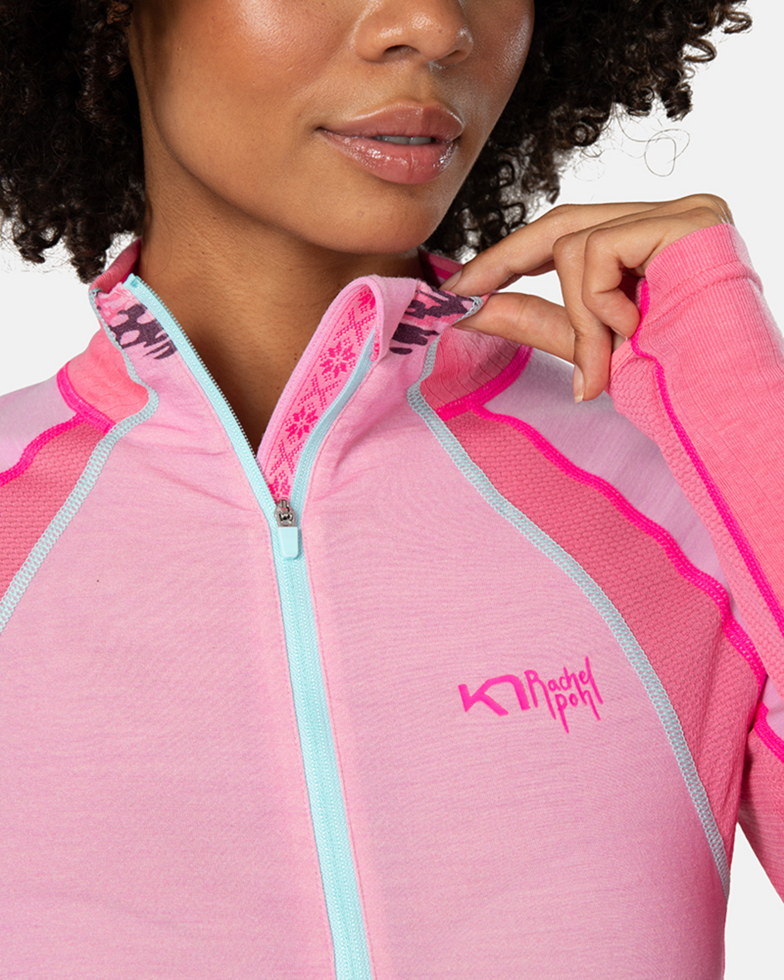 Kari Traa Rachel Half Zip in PINK