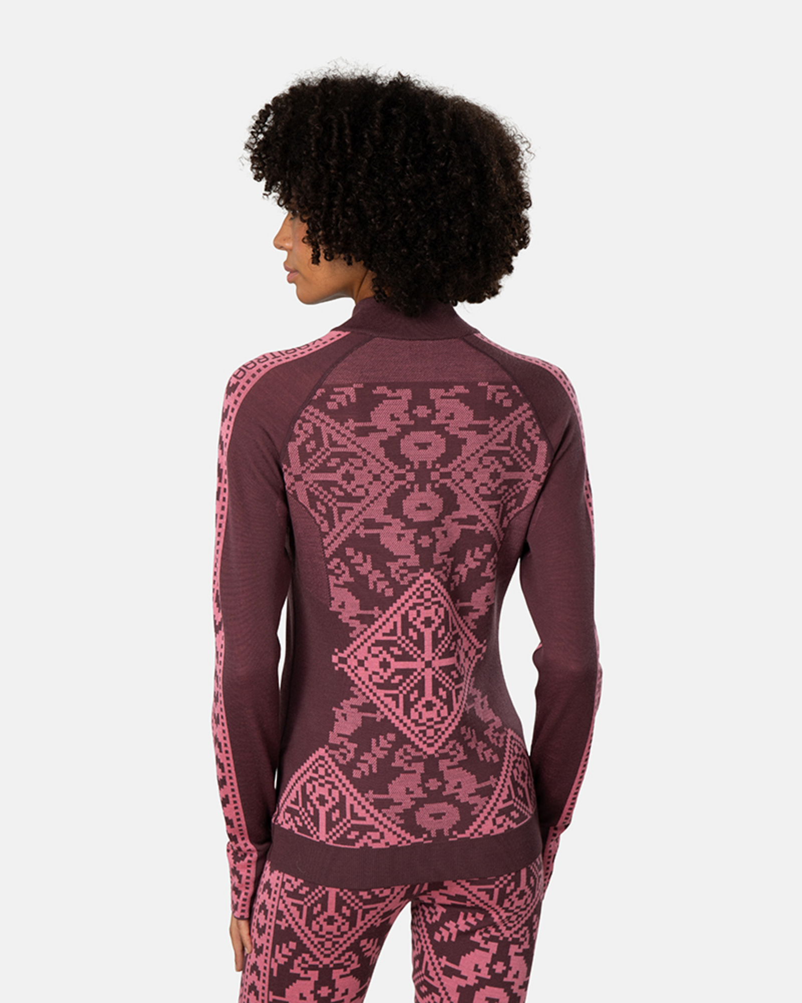 Kari Traa Saga Half Zip in BRAUN