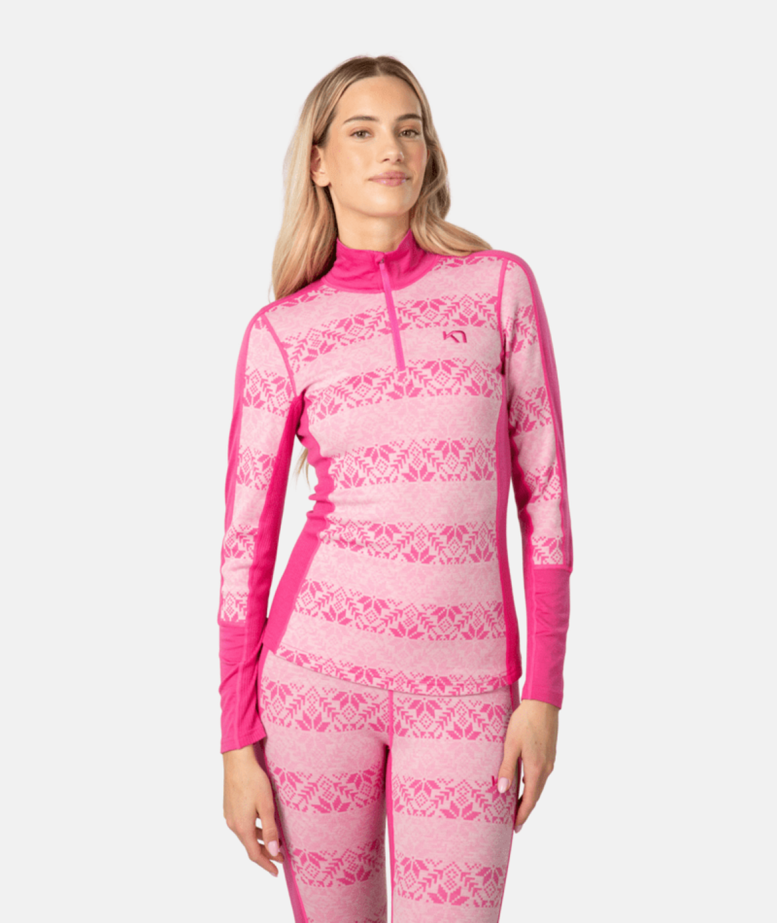 Kari Traa Anna Half Zip in PINK