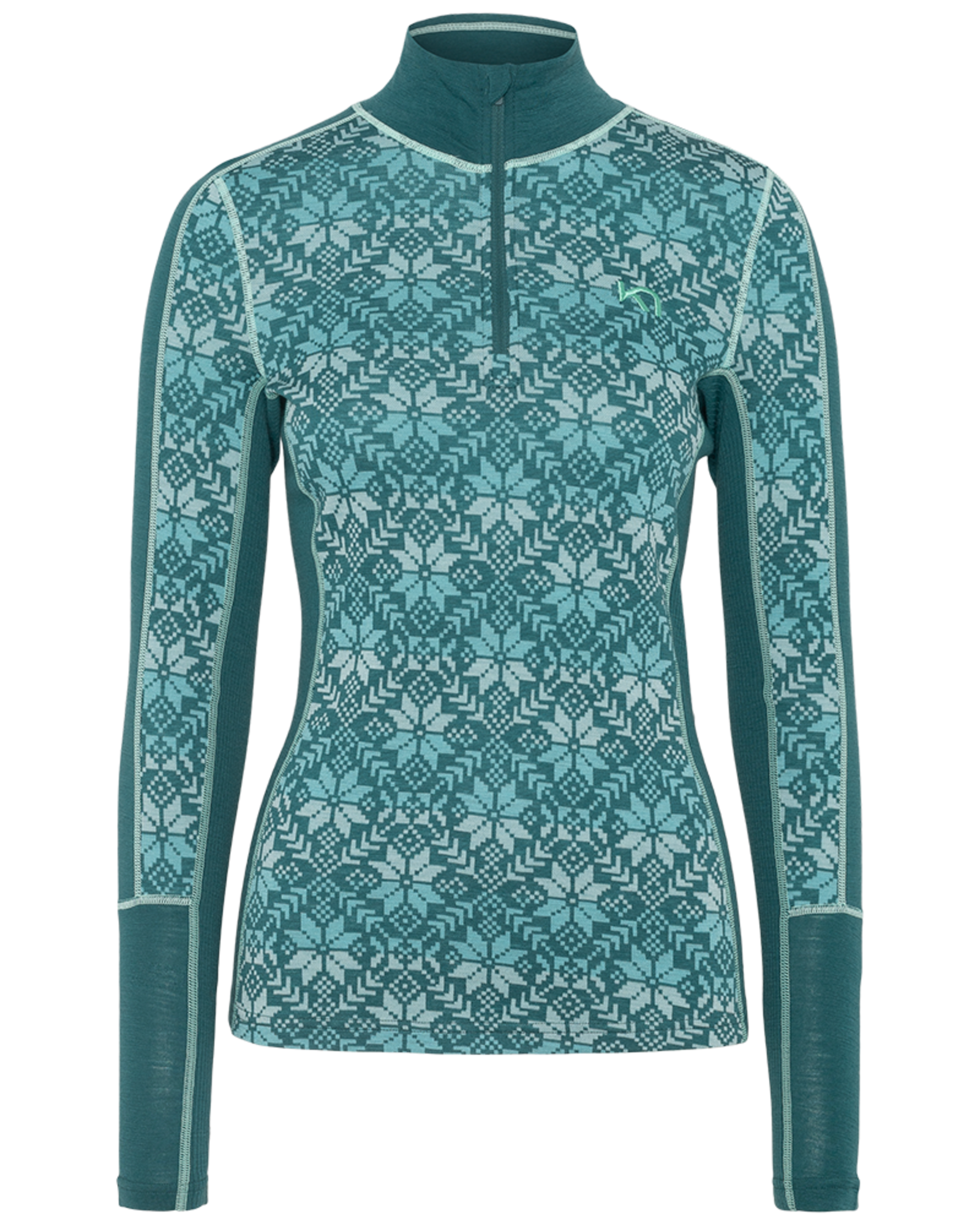 Kari Traa Anna Half Zip in GRÜN