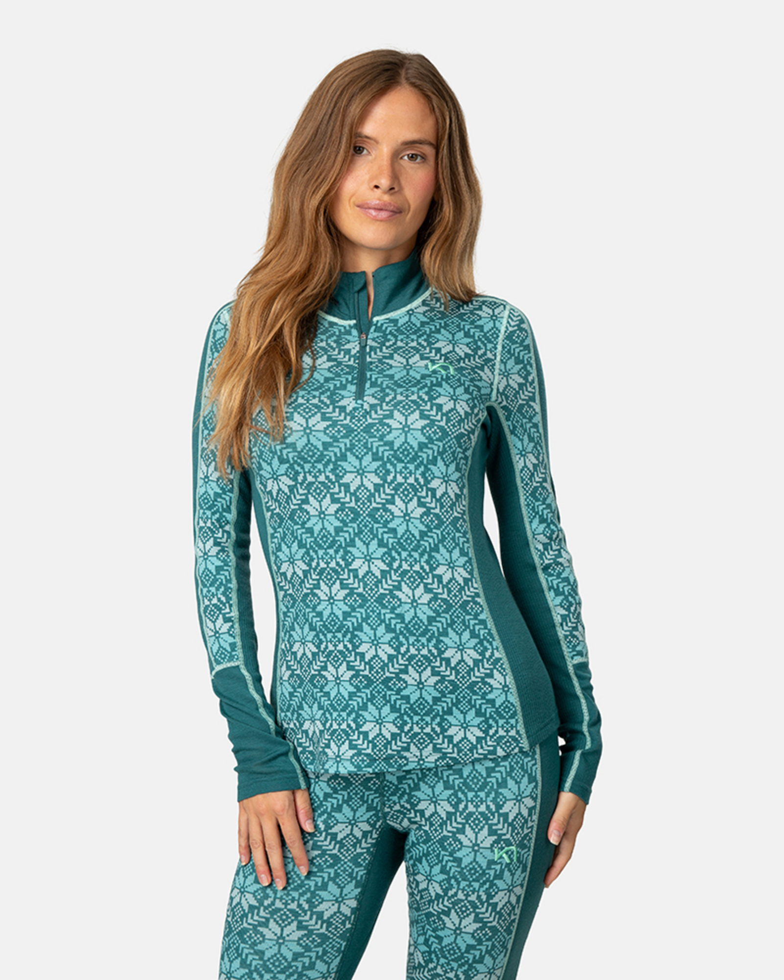Kari Traa Anna Half Zip in GRÜN