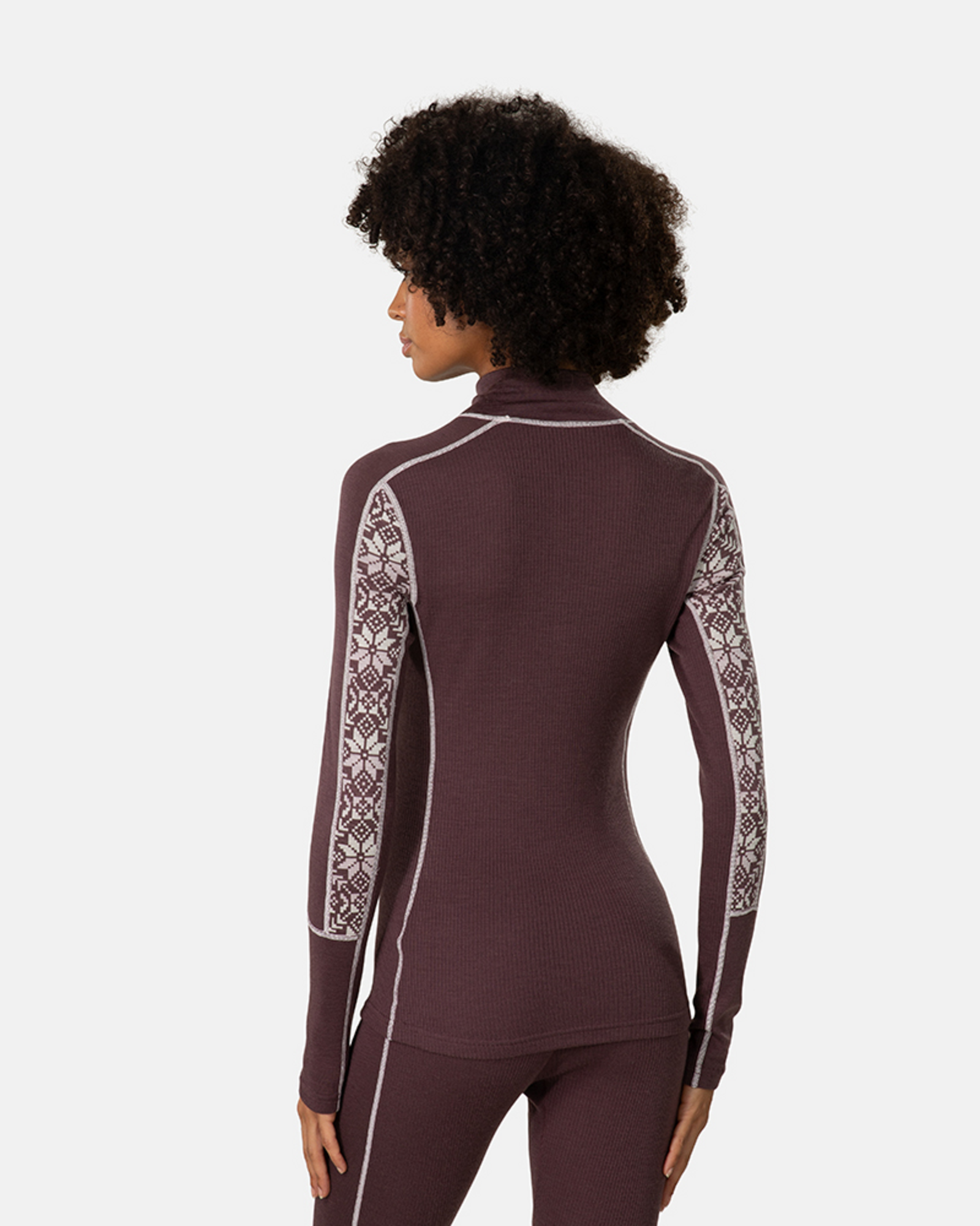Kari Traa Anna Half Zip in BRAUN