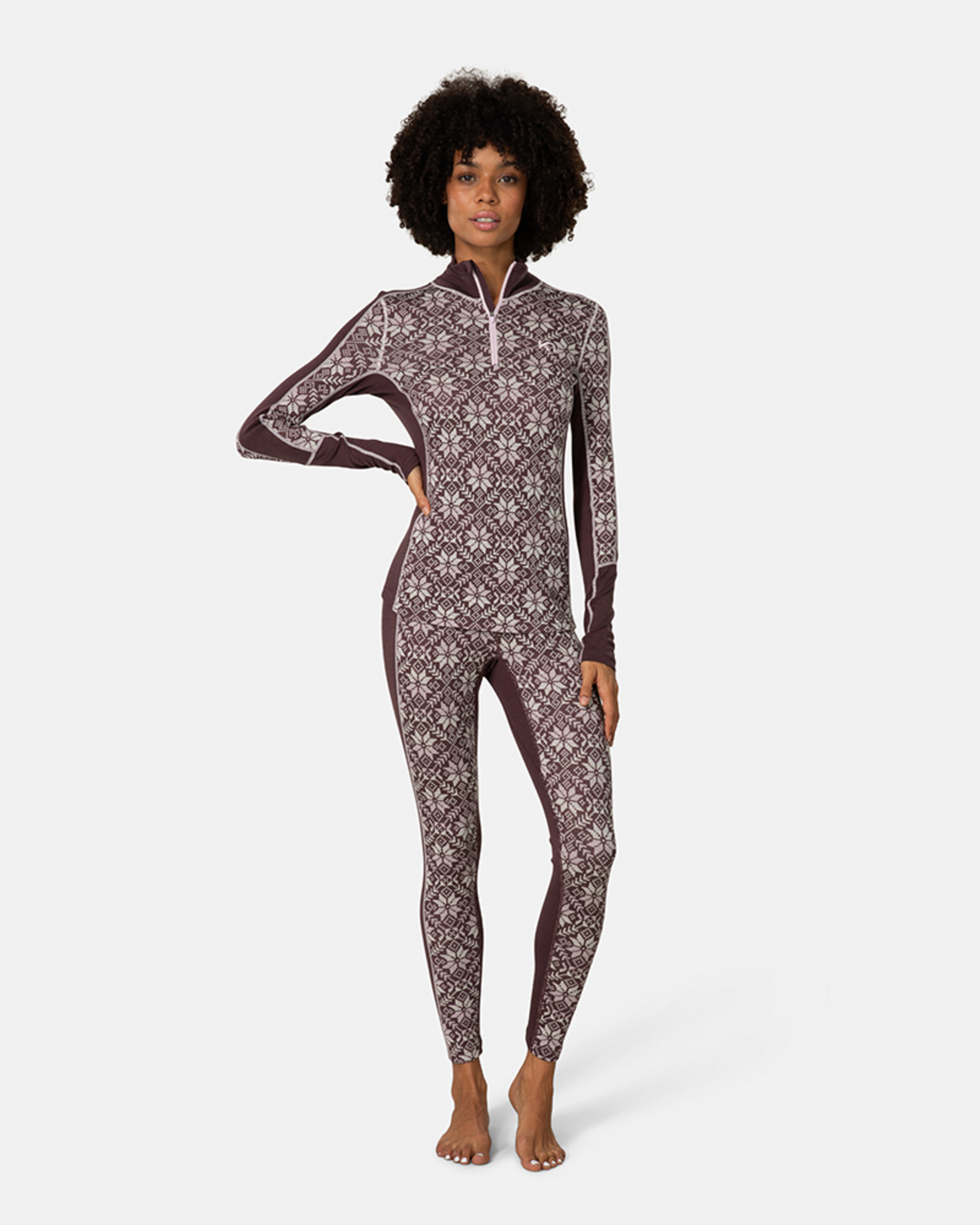 Kari Traa Anna Half Zip in BRAUN