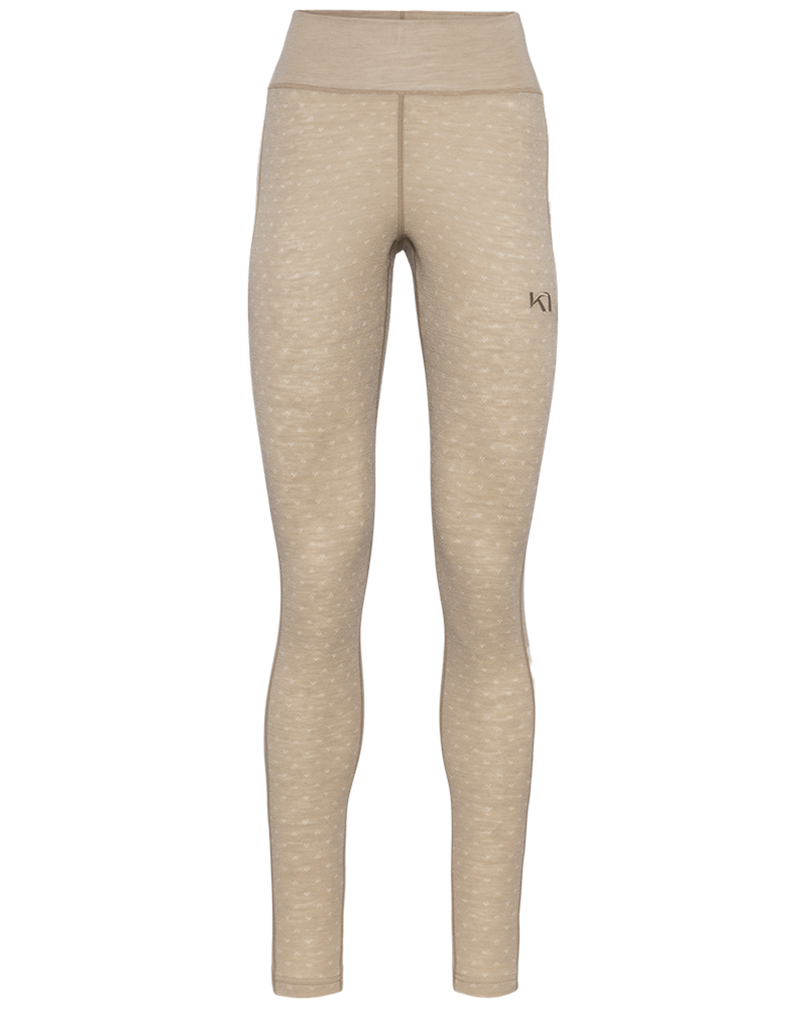 Kari Traa Vilma High Waist Pants in BEIGE