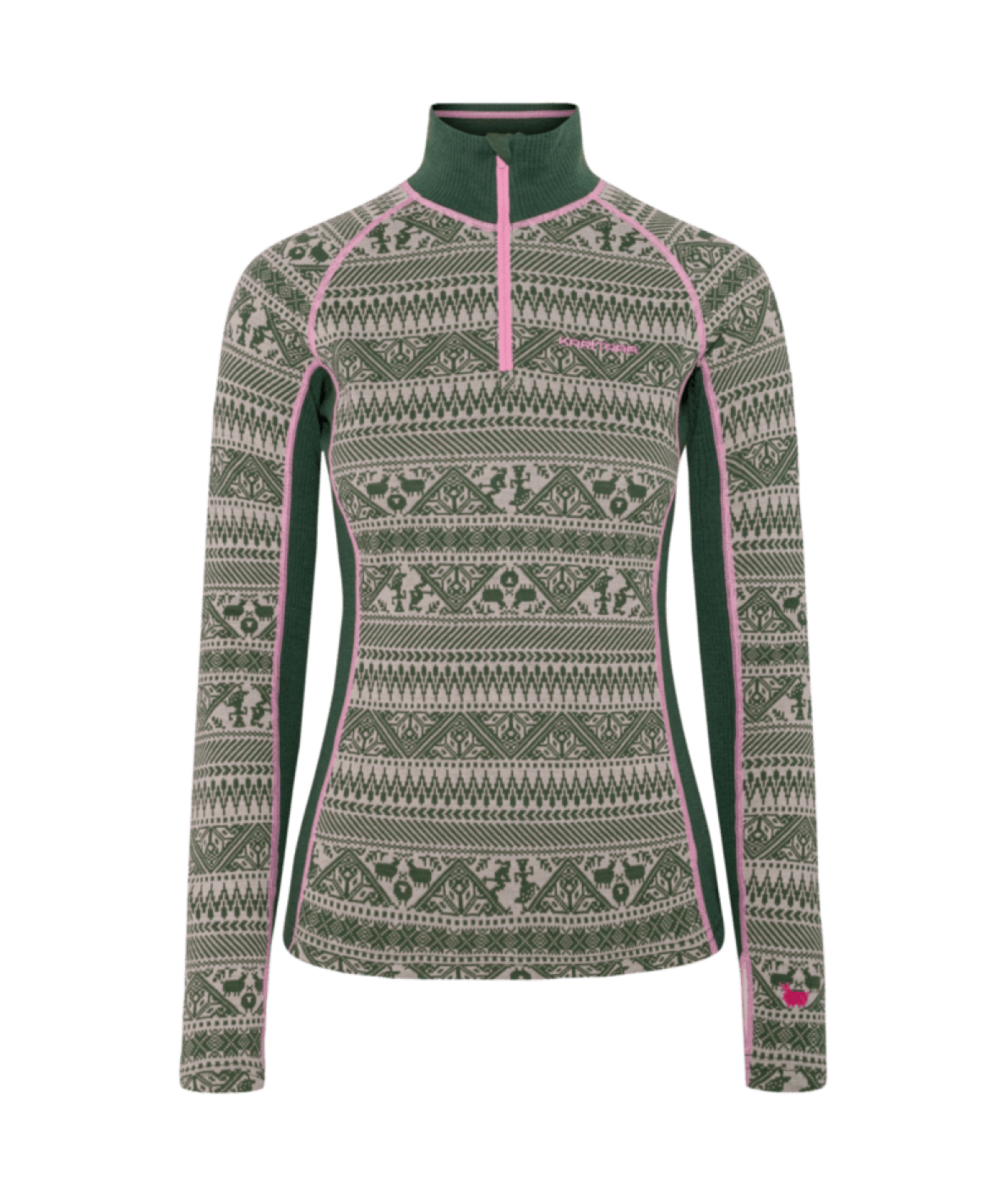 Kari Traa Tale Half Zip in GRÜN
