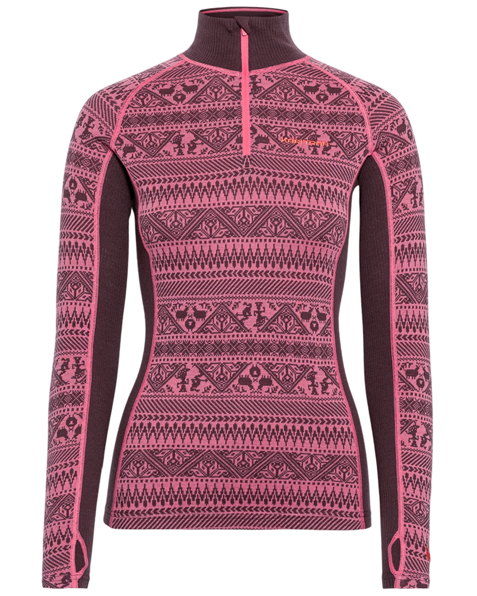 Kari Traa Tale Half Zip in VIOLETT