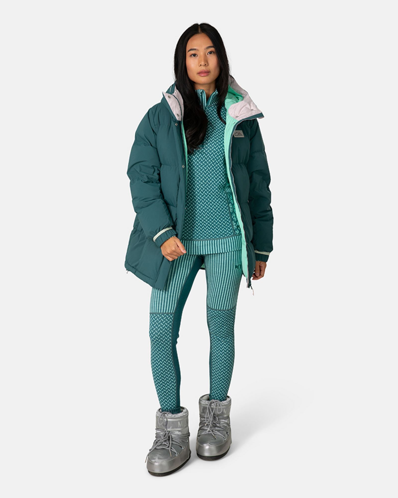 Kari Traa Evy Down Jacket in GRÜN