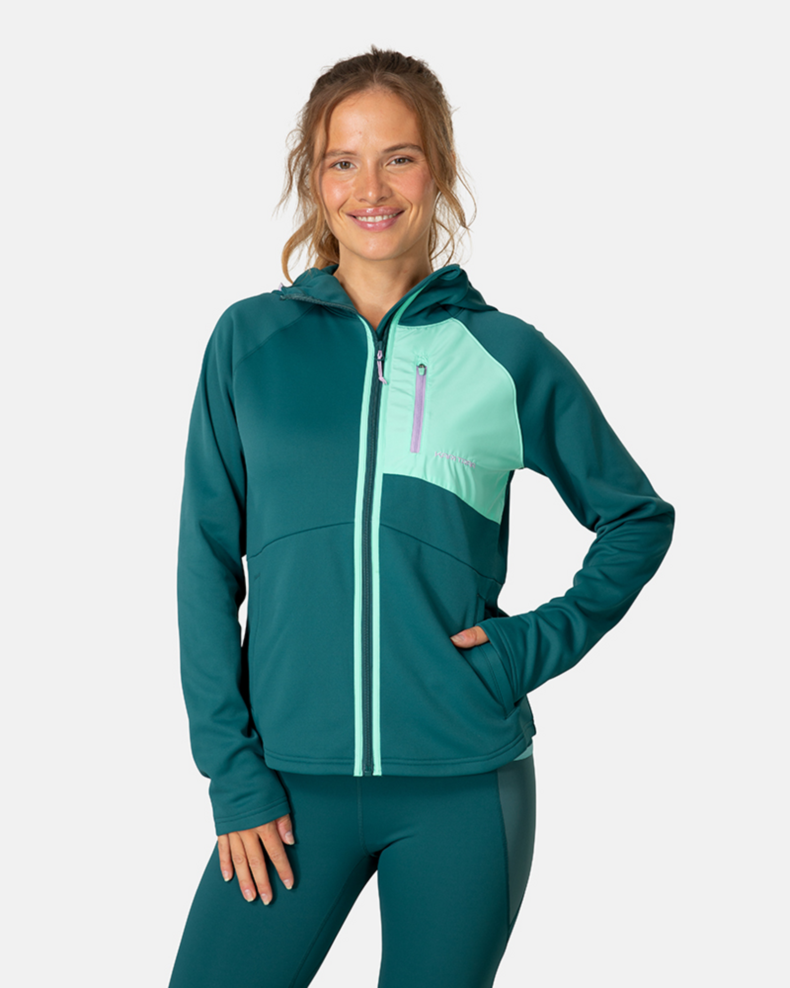 Kari Traa Nia Midlayer in GRÜN