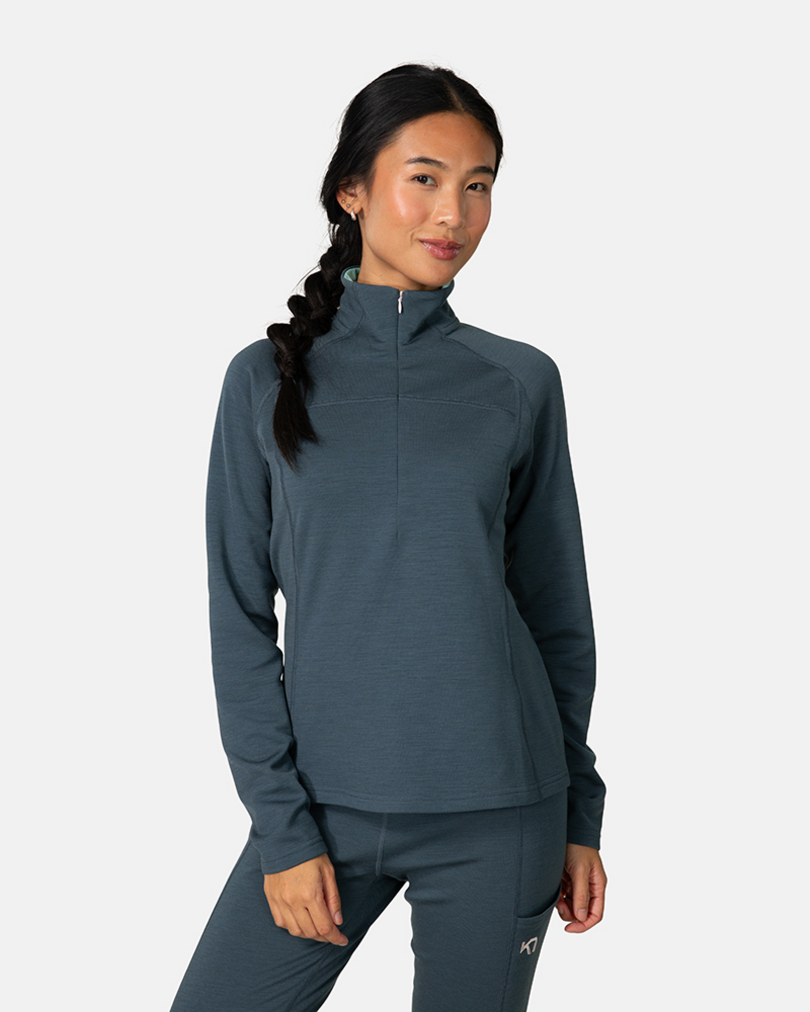 Kari Traa Nova Half Zip in BLAU