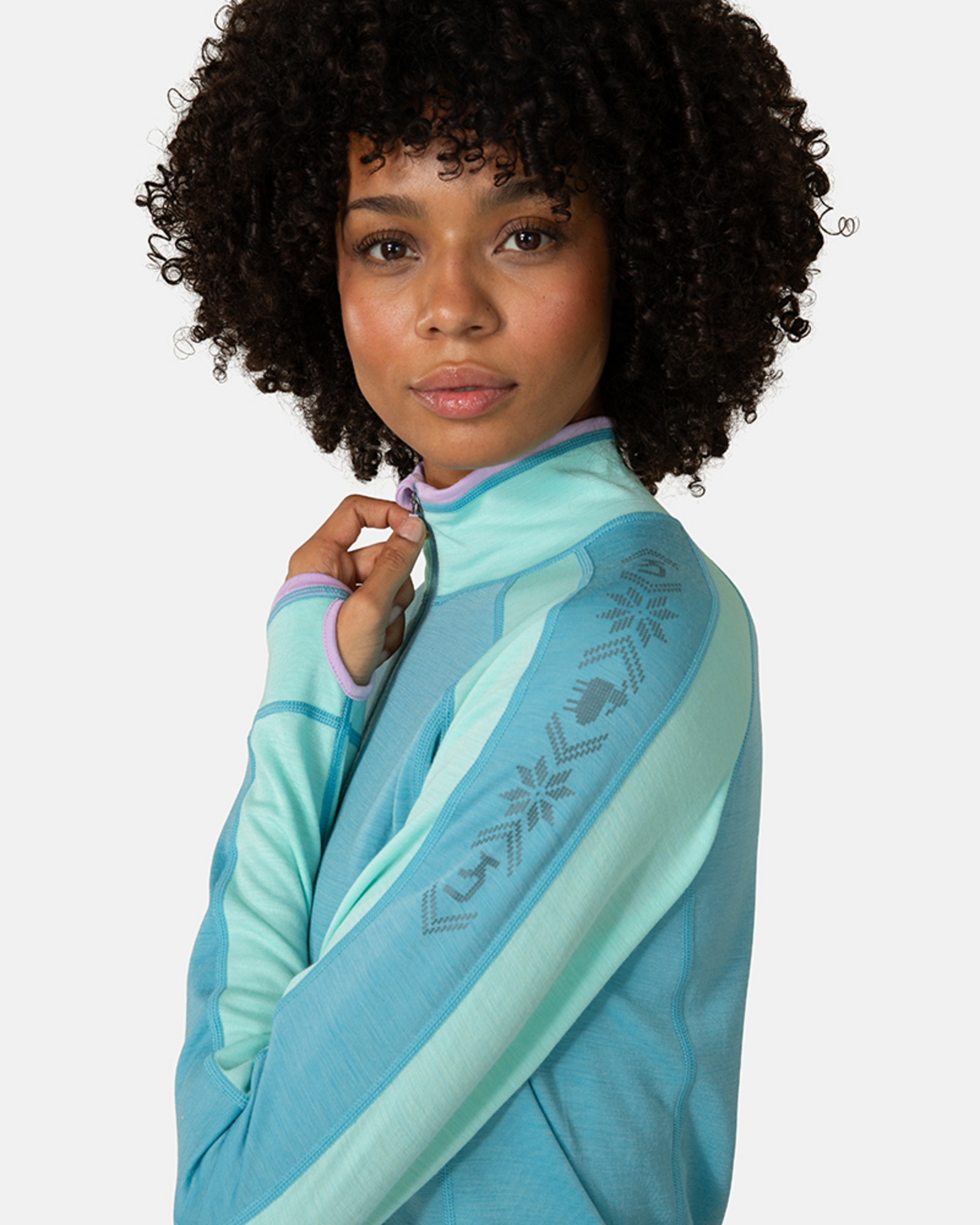 Kari Traa Mila Half Zip in BLAU