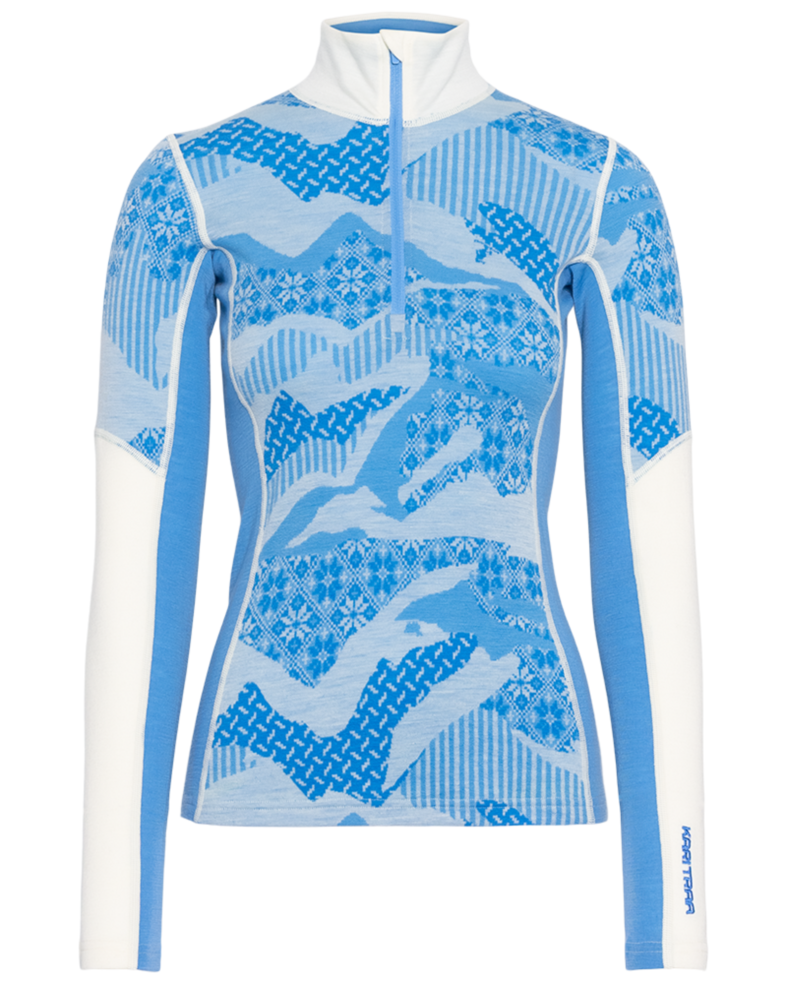Kari Traa Olea Half Zip in BLAU