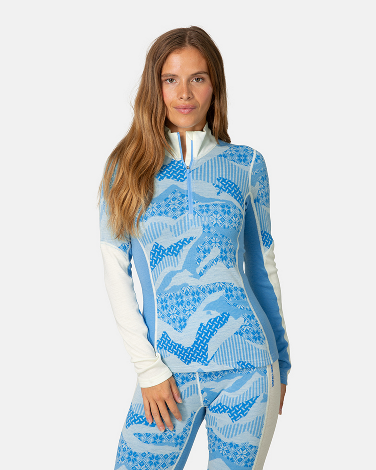 Kari Traa Olea Half Zip in BLAU