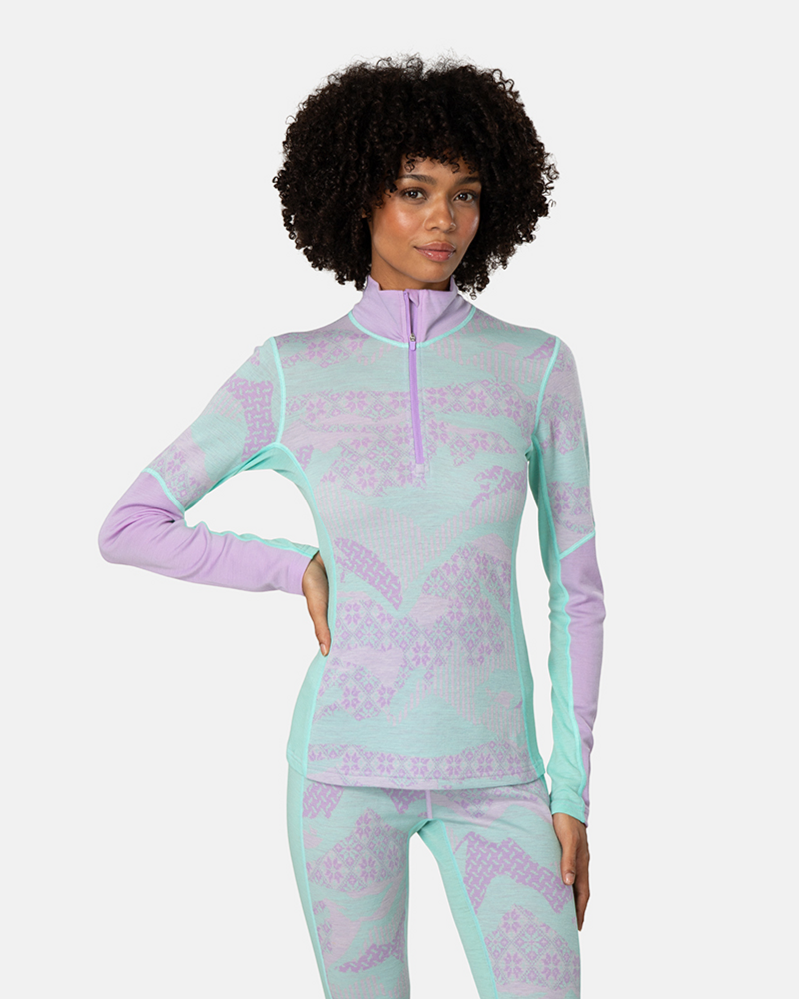 Kari Traa Olea Half Zip in MEHRFARBIG